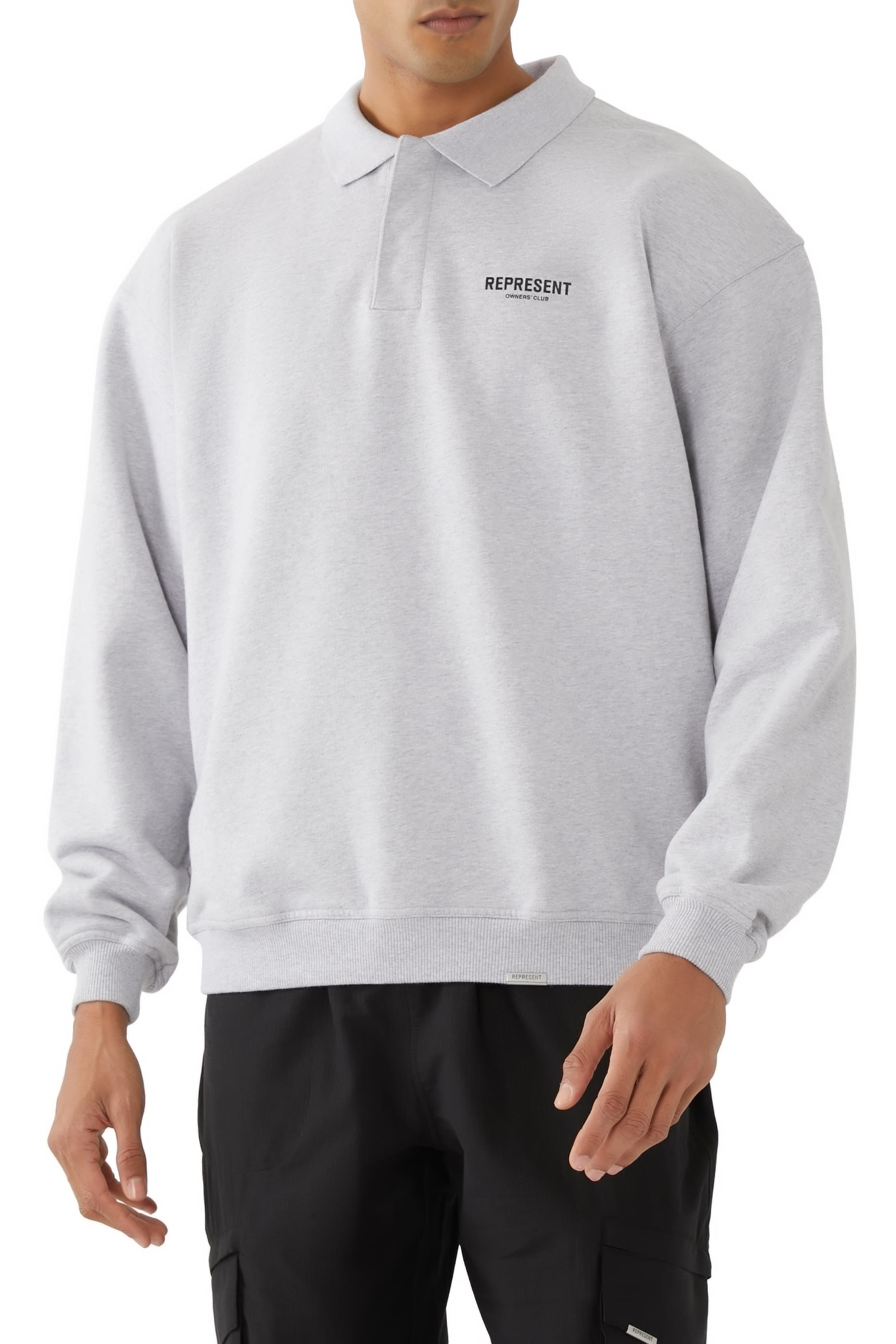 Owners&rsquo; Club Long Sleeve Polo Sweatshirt