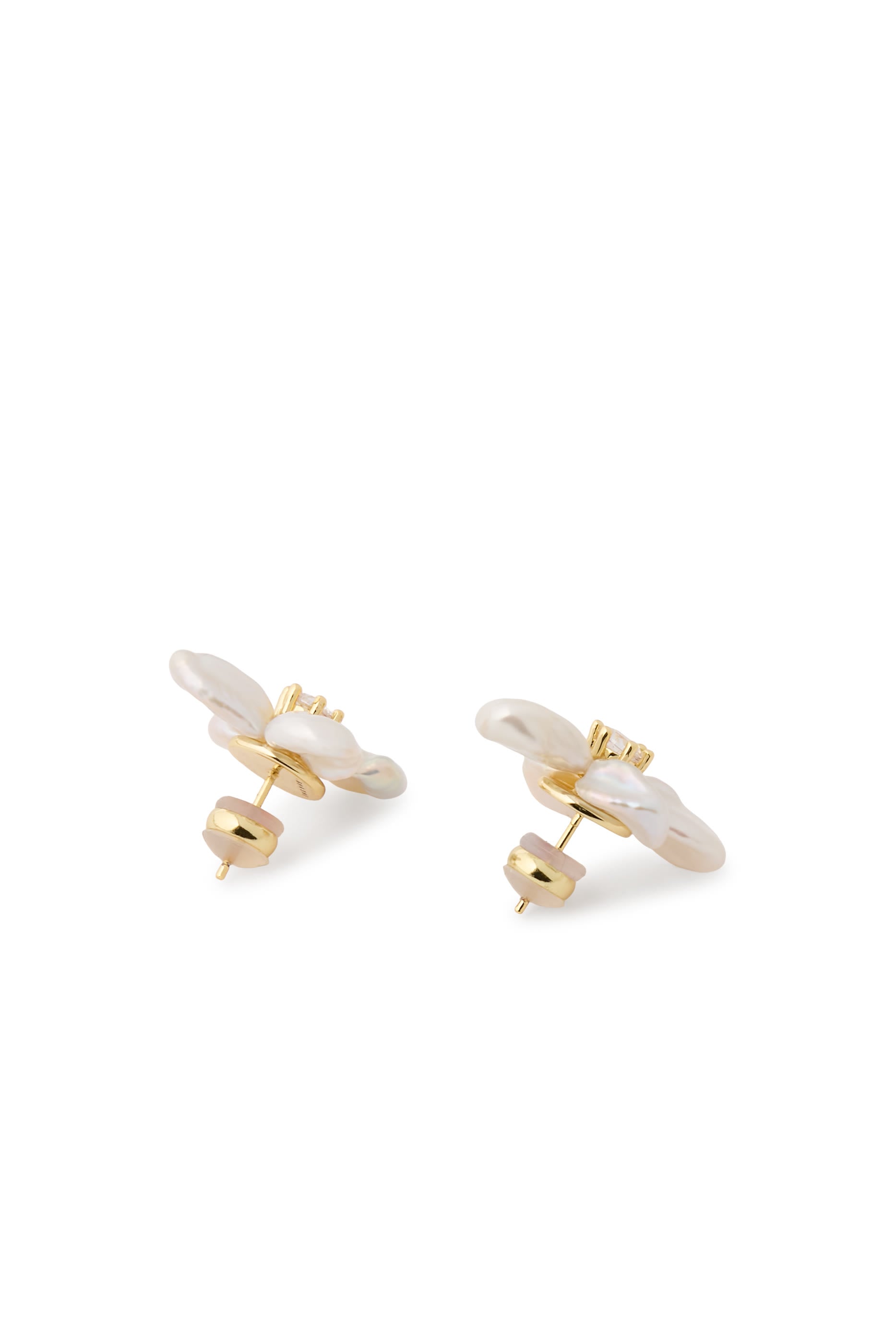 Flower Pearl Earrings