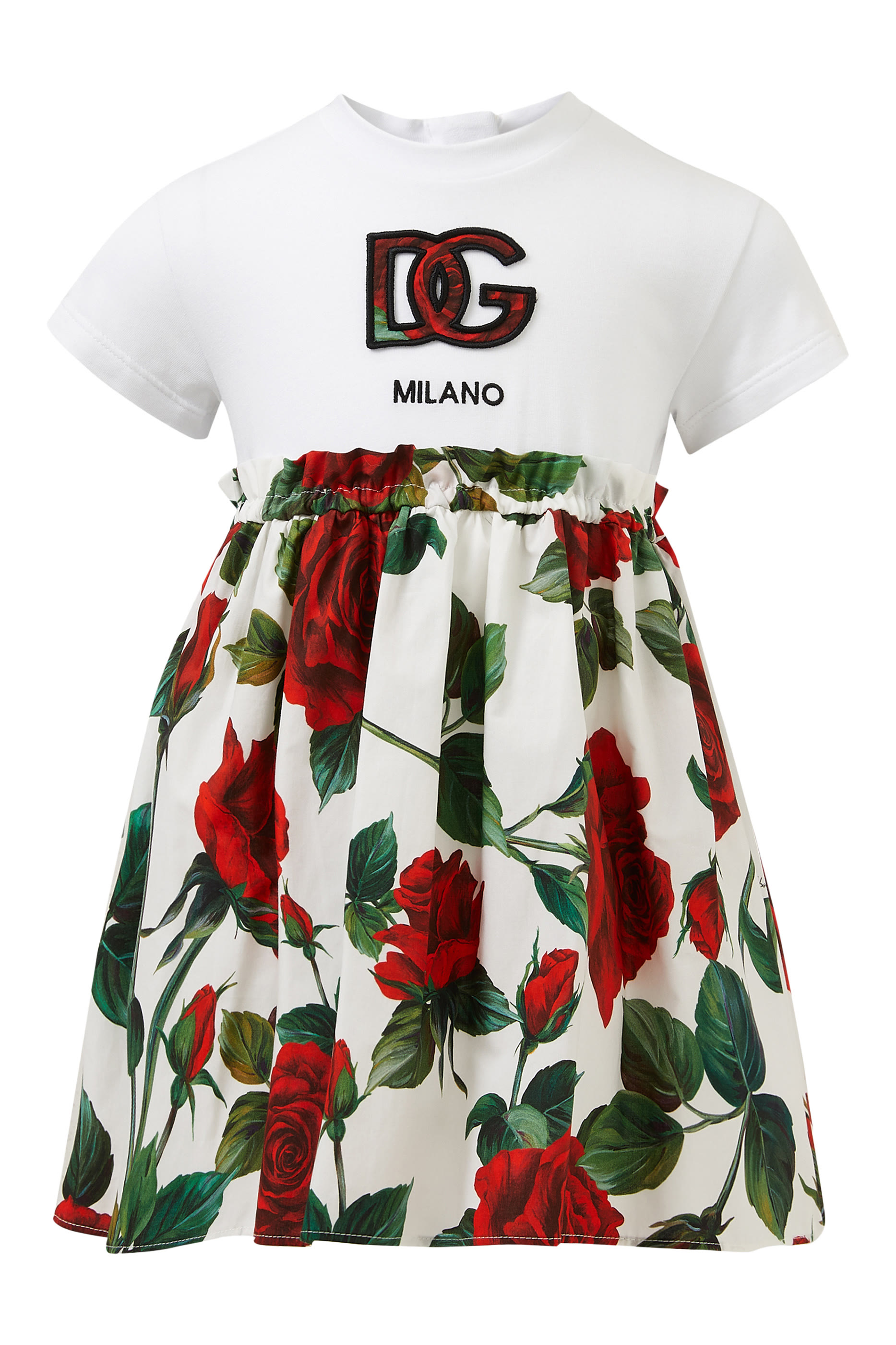 Kids Rose Print Dress