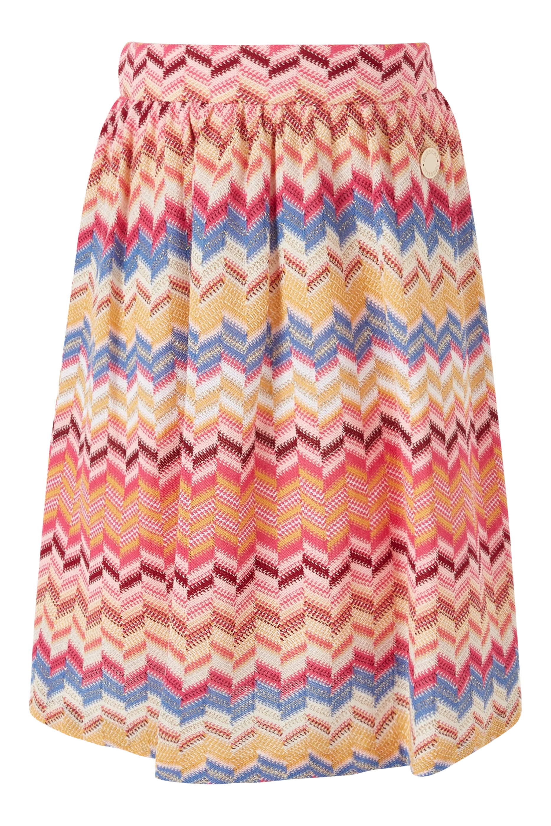 Kids Zig Zag Knit Mini Skirt
