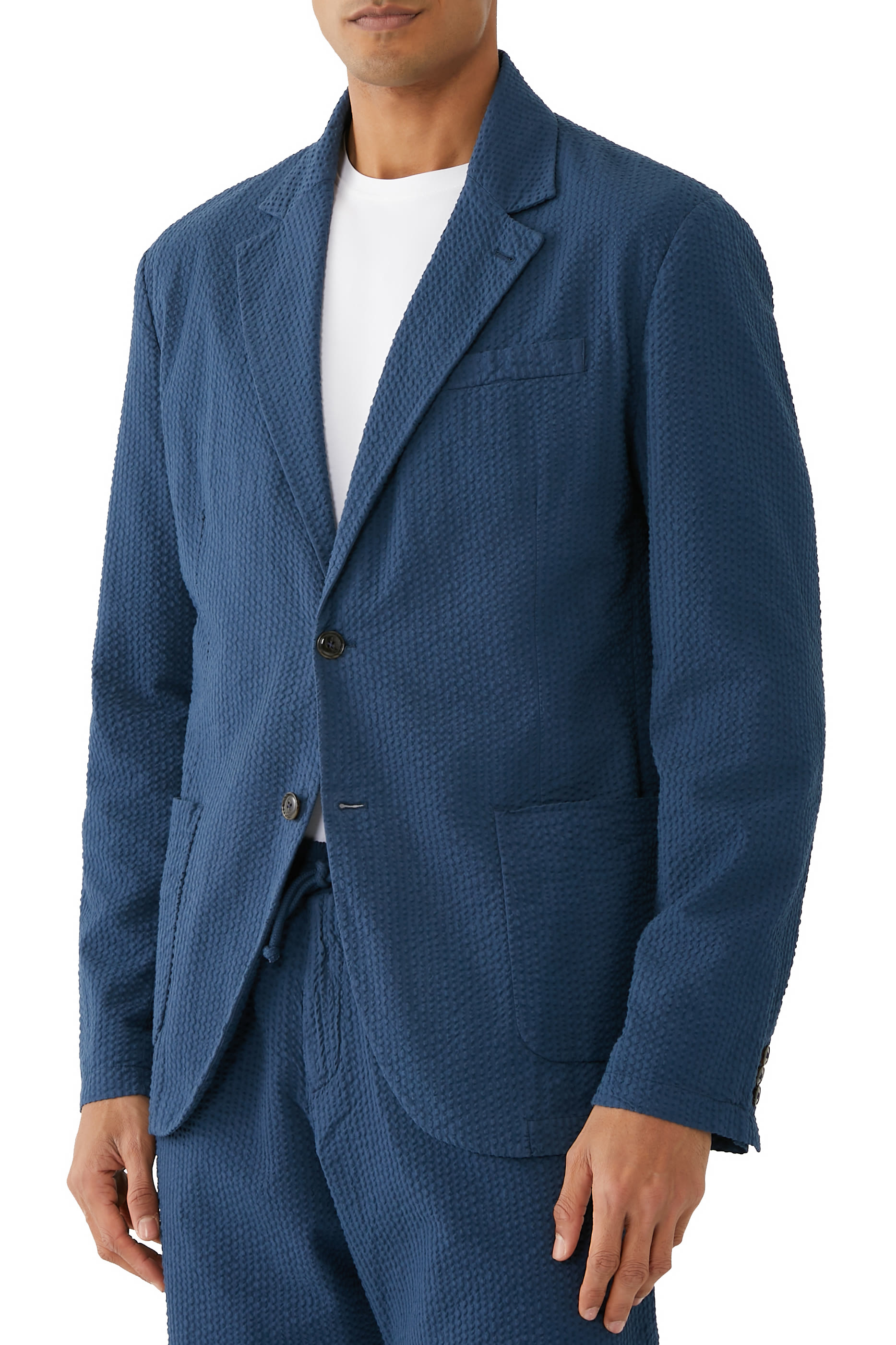 Seersucker Blazer