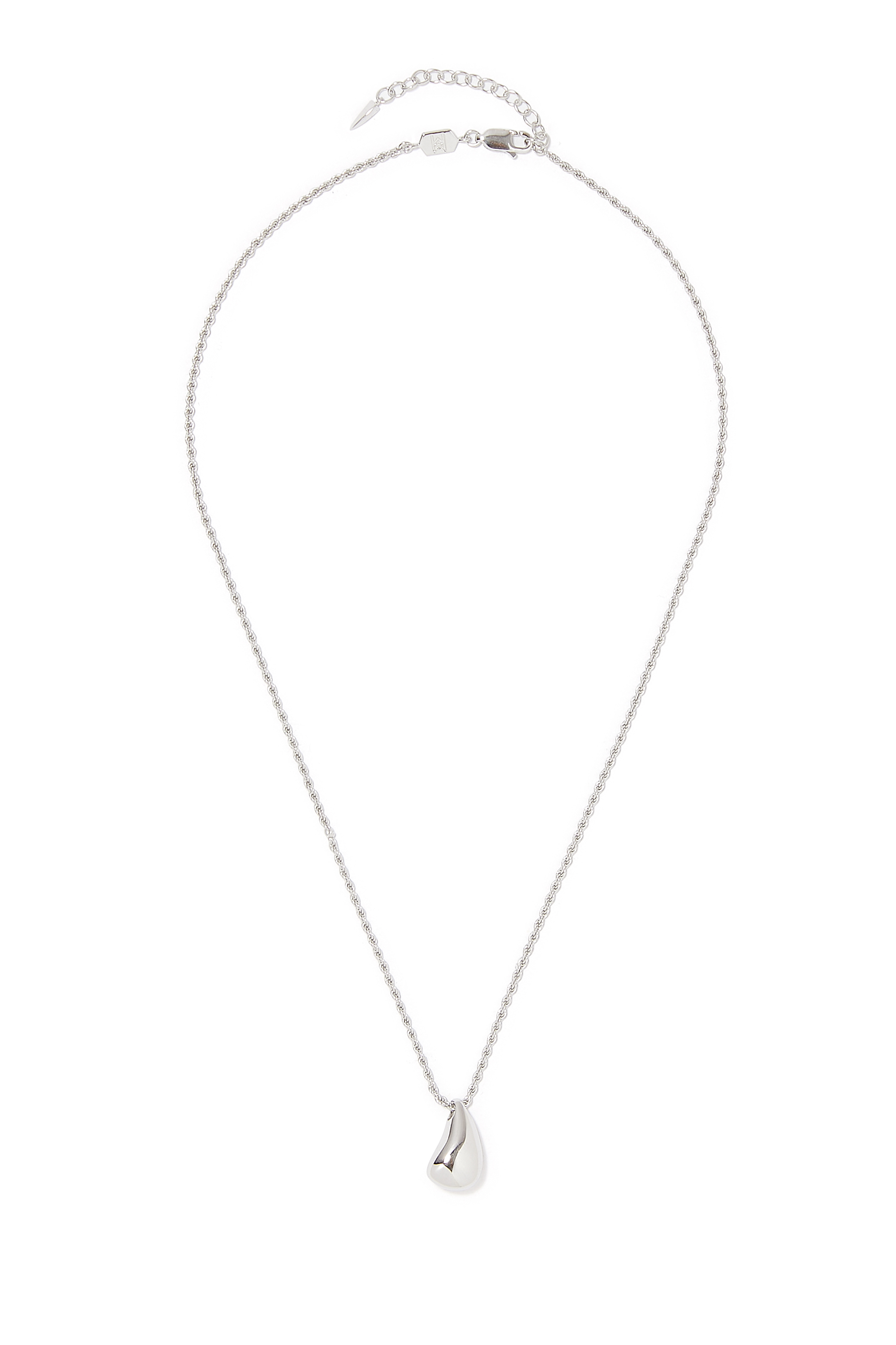 Savi Sculptural Droplet Pendant Necklace, 18k Recycled Gold-Plated Vermeil & Recycled Sterling Silver