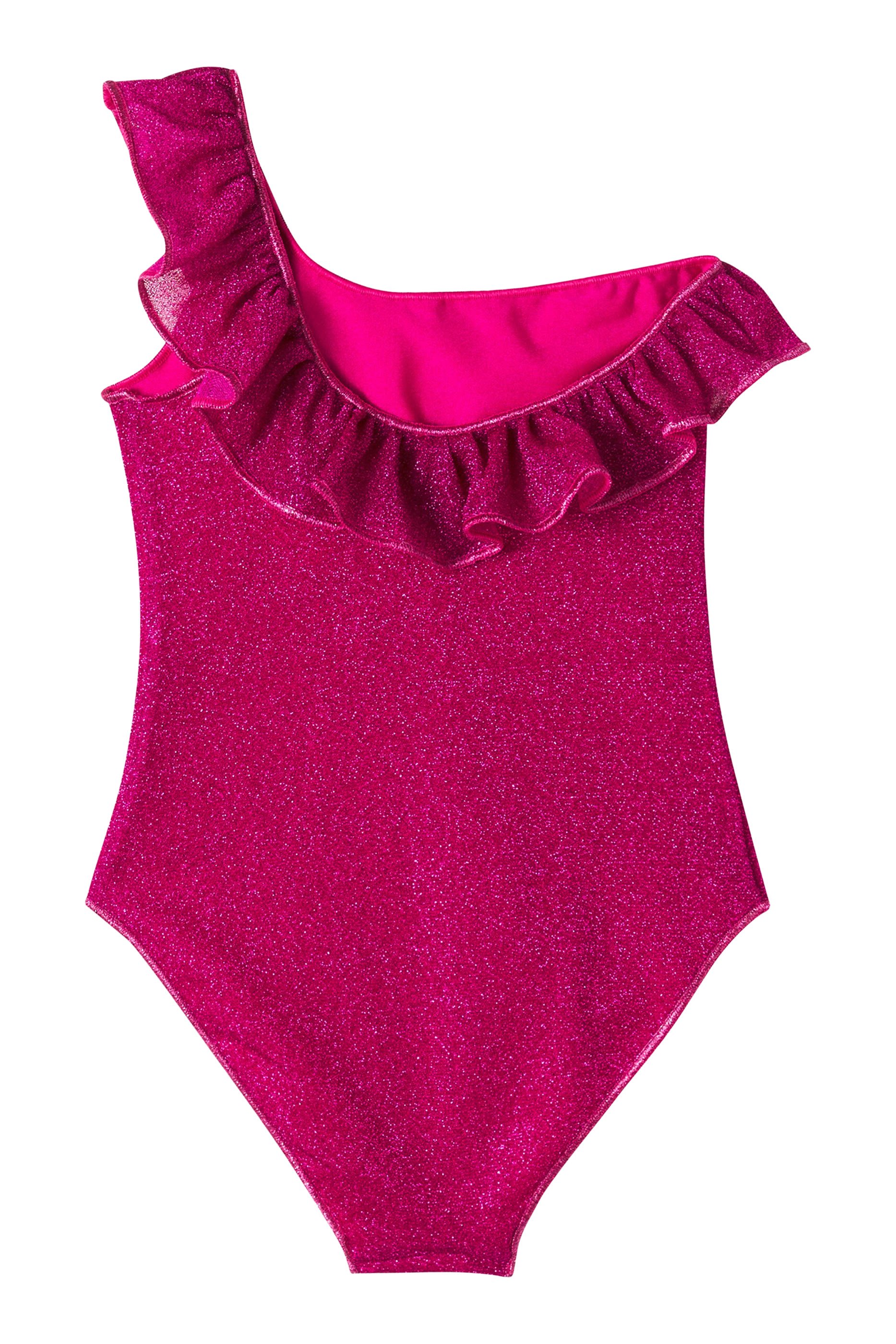 Kids Lumi&egrave;re Ruffled One-Shoulder Swimsuit
