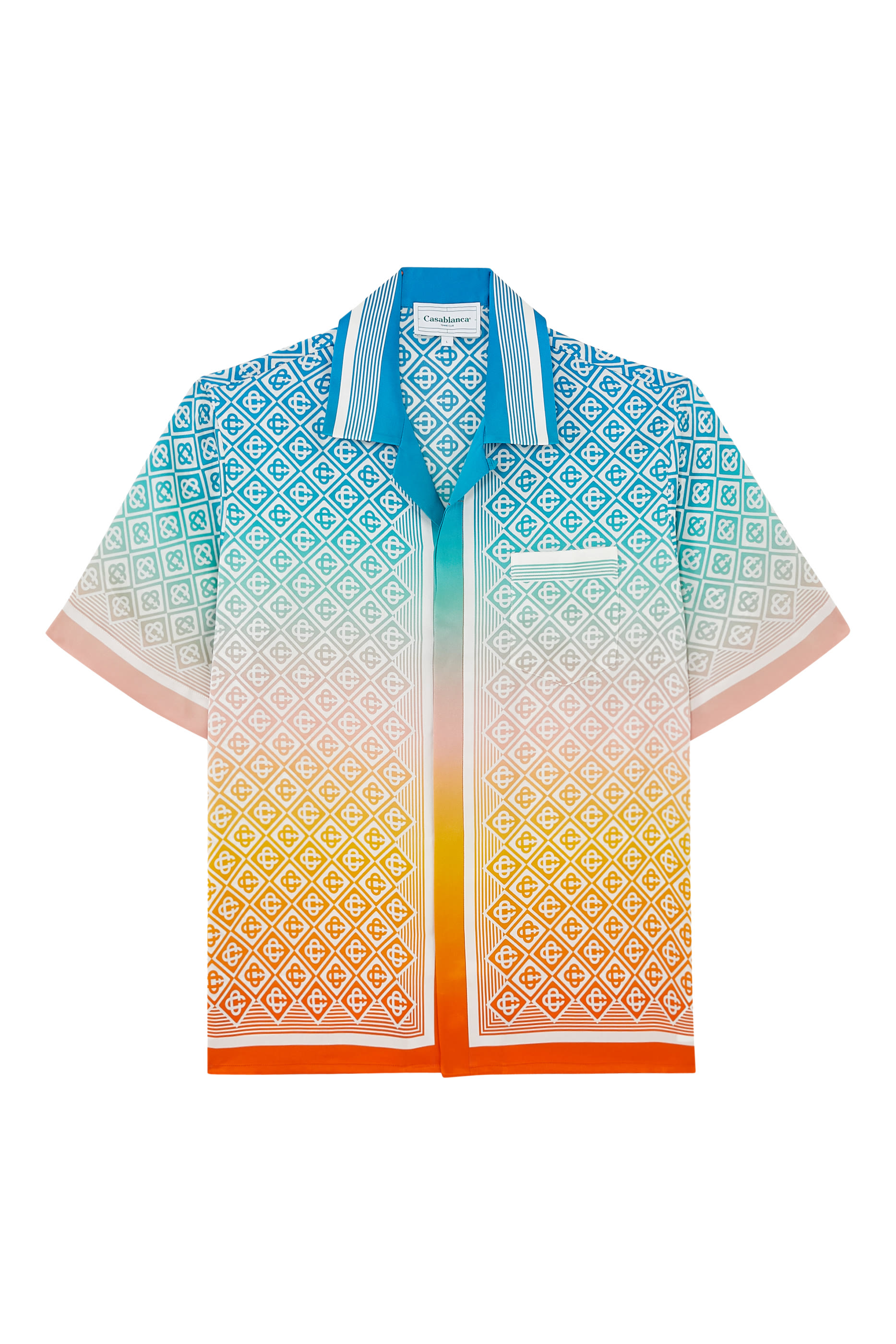 Cuban Collar Short Sleeve Shirt