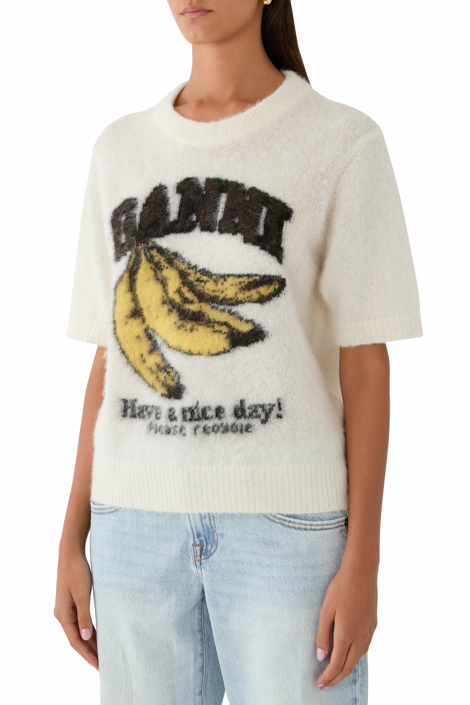 Brushed Alpaca Graphic T-Shirt