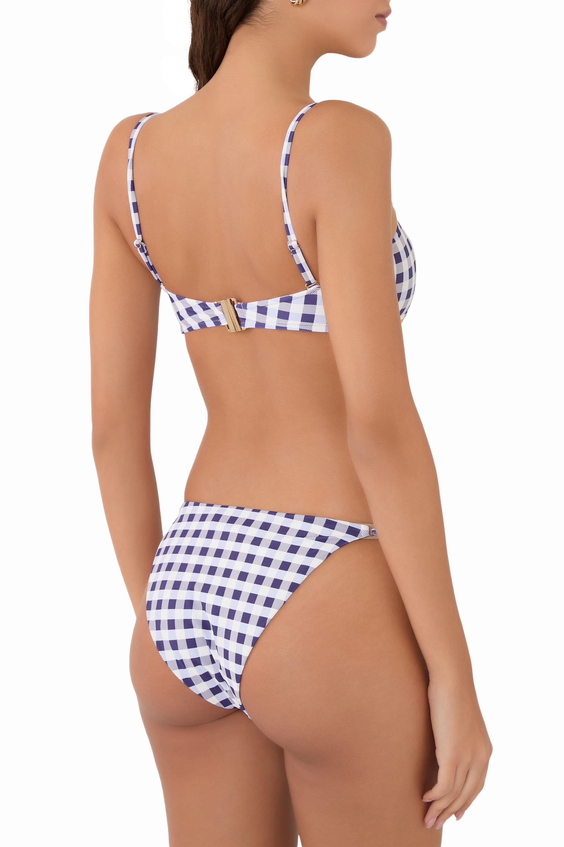 Gingham Bikini Bottoms