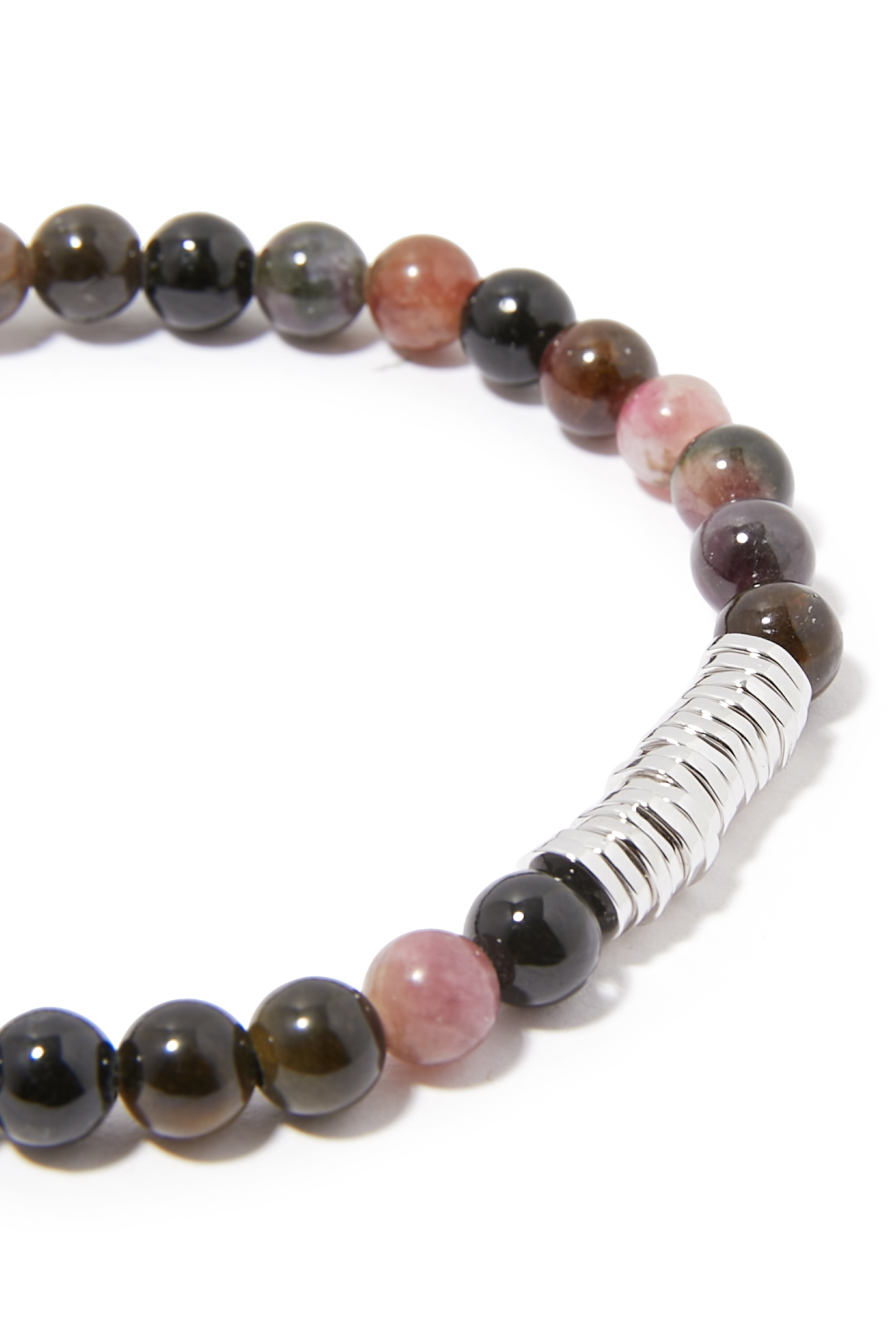 Beaded Silver Bracelet