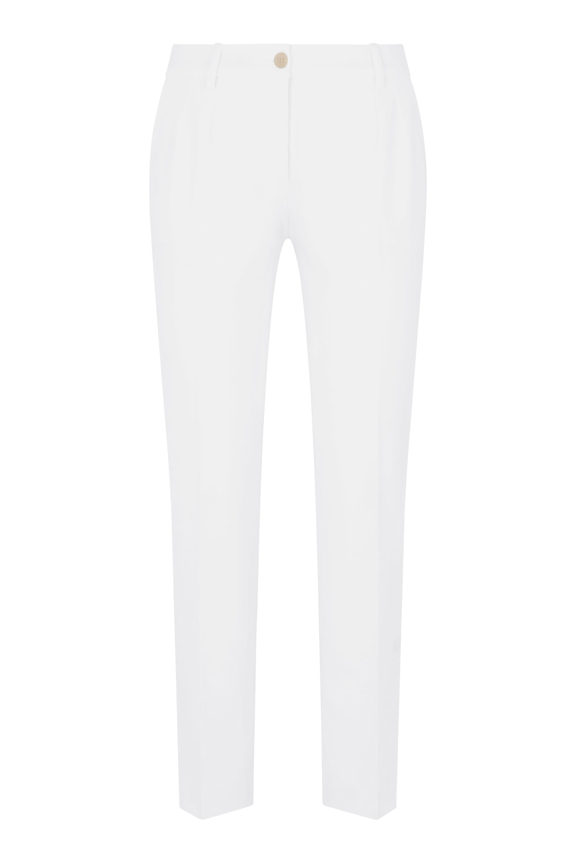 Low-Rise Wool Pants