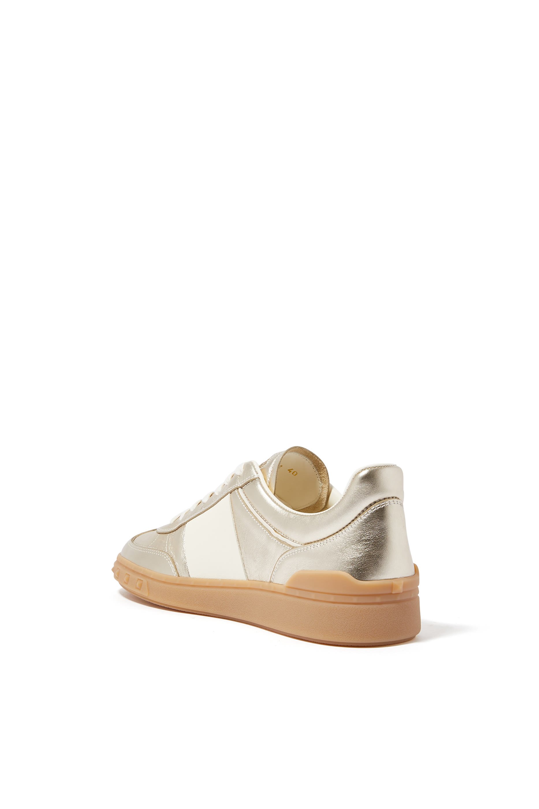 Upvillage Metallic Leather Sneakers