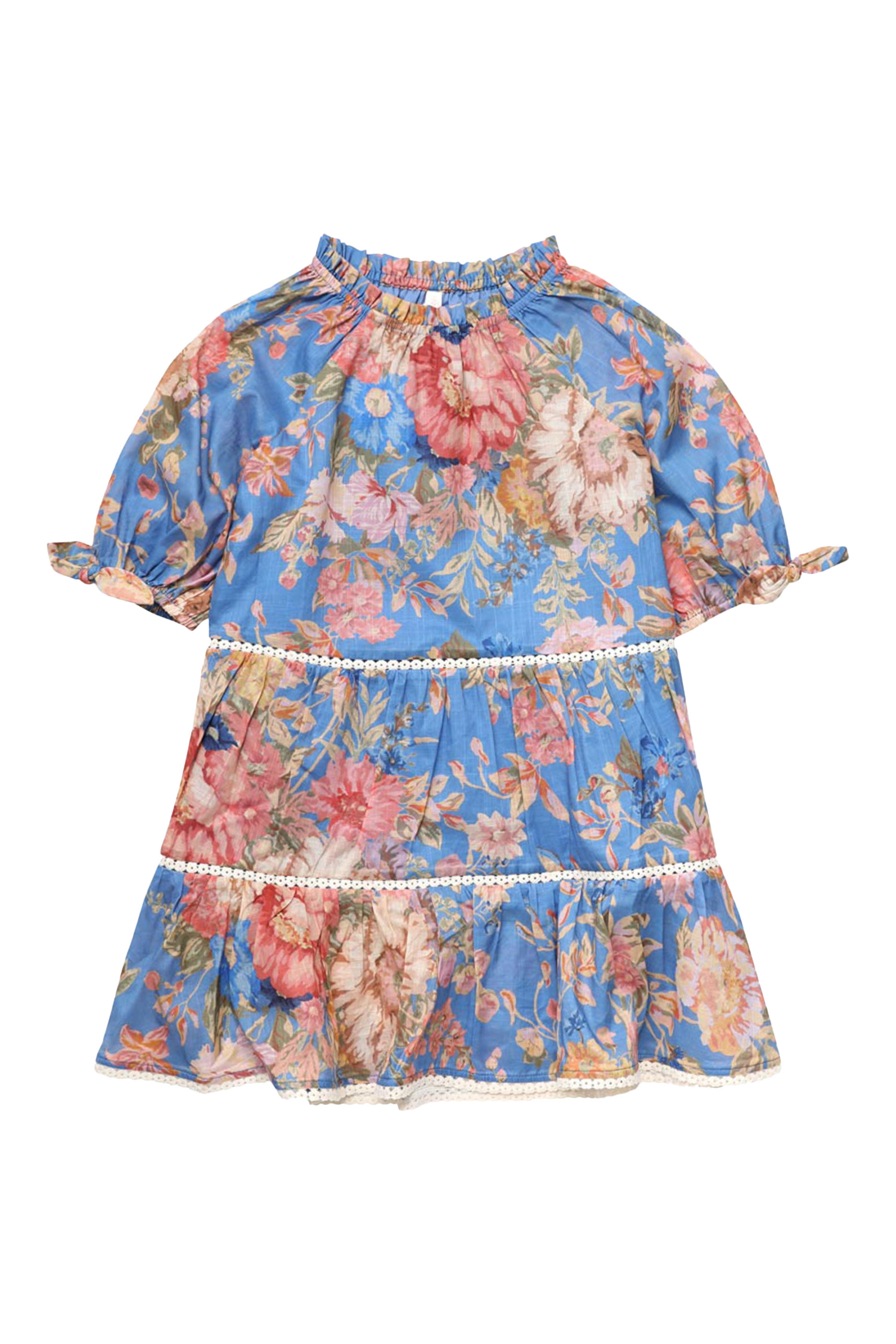 Kids August Puff Sleeve Mini Dress