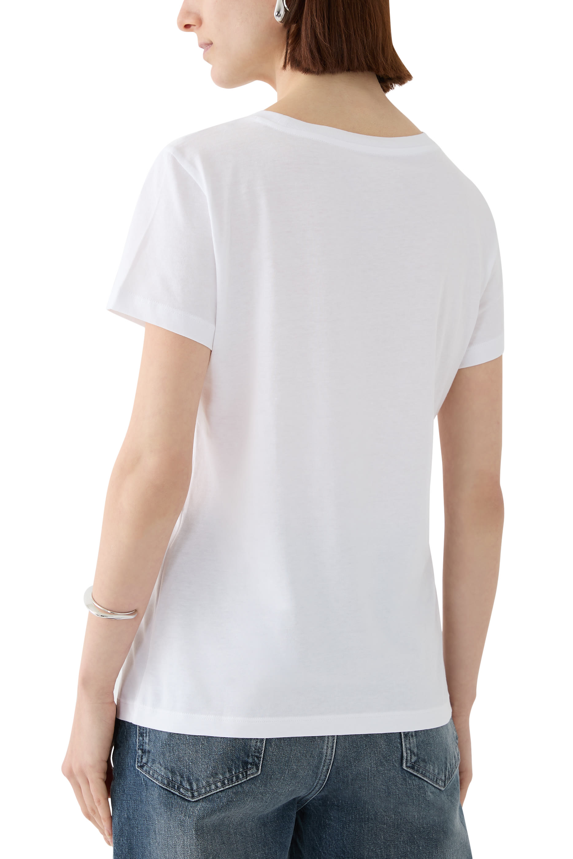 Grid AX Lettering Jersey T-Shirt