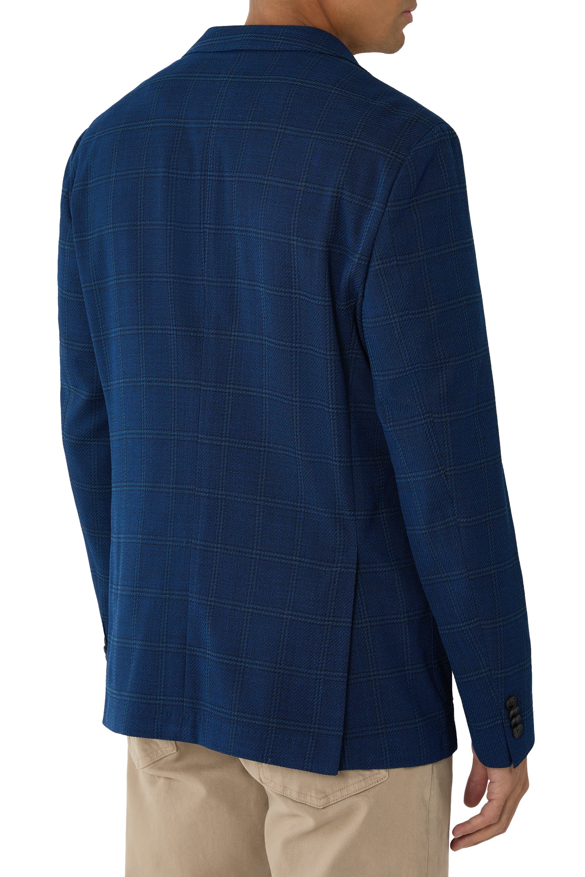 C-Jaye Checkered Wool Jacket