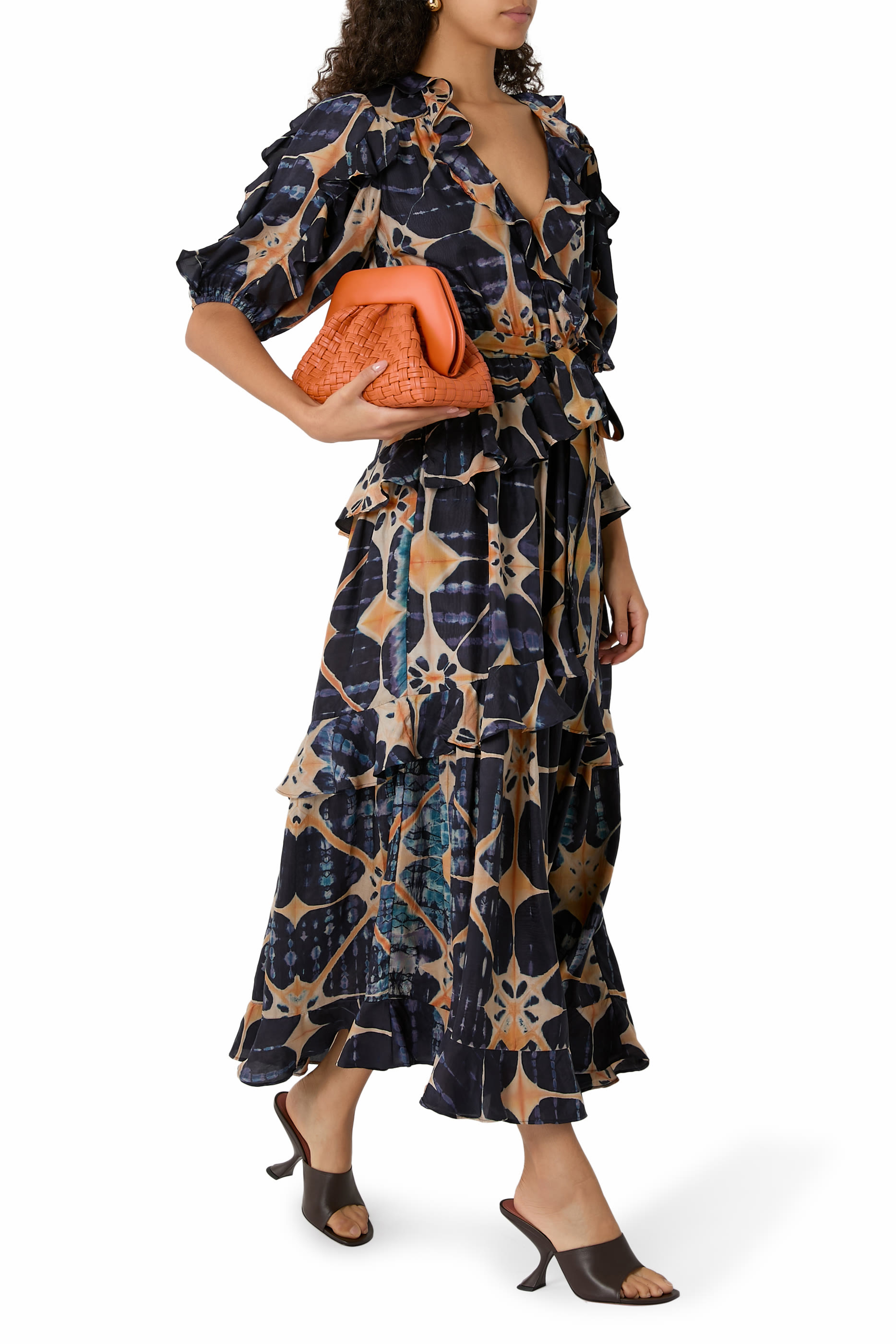 Tida Short Sleeves Midi Dress