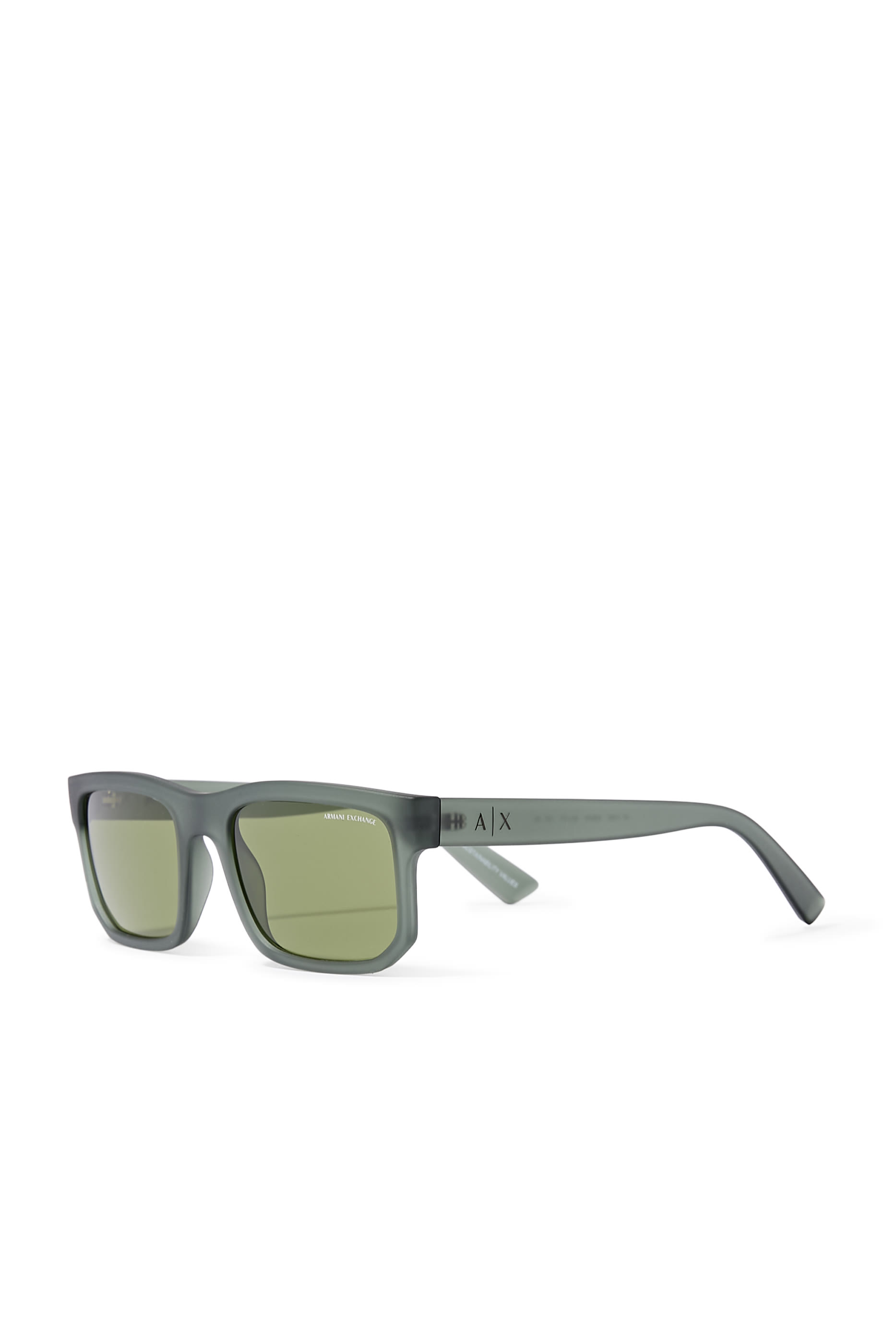 Offset Logo D-Frame Sunglasses