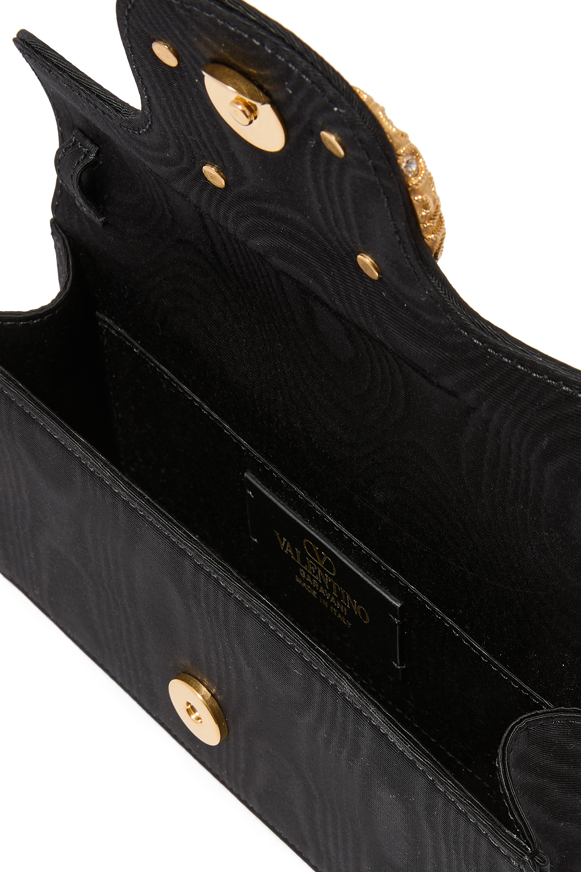 Loco Moiré Fabric Clutch