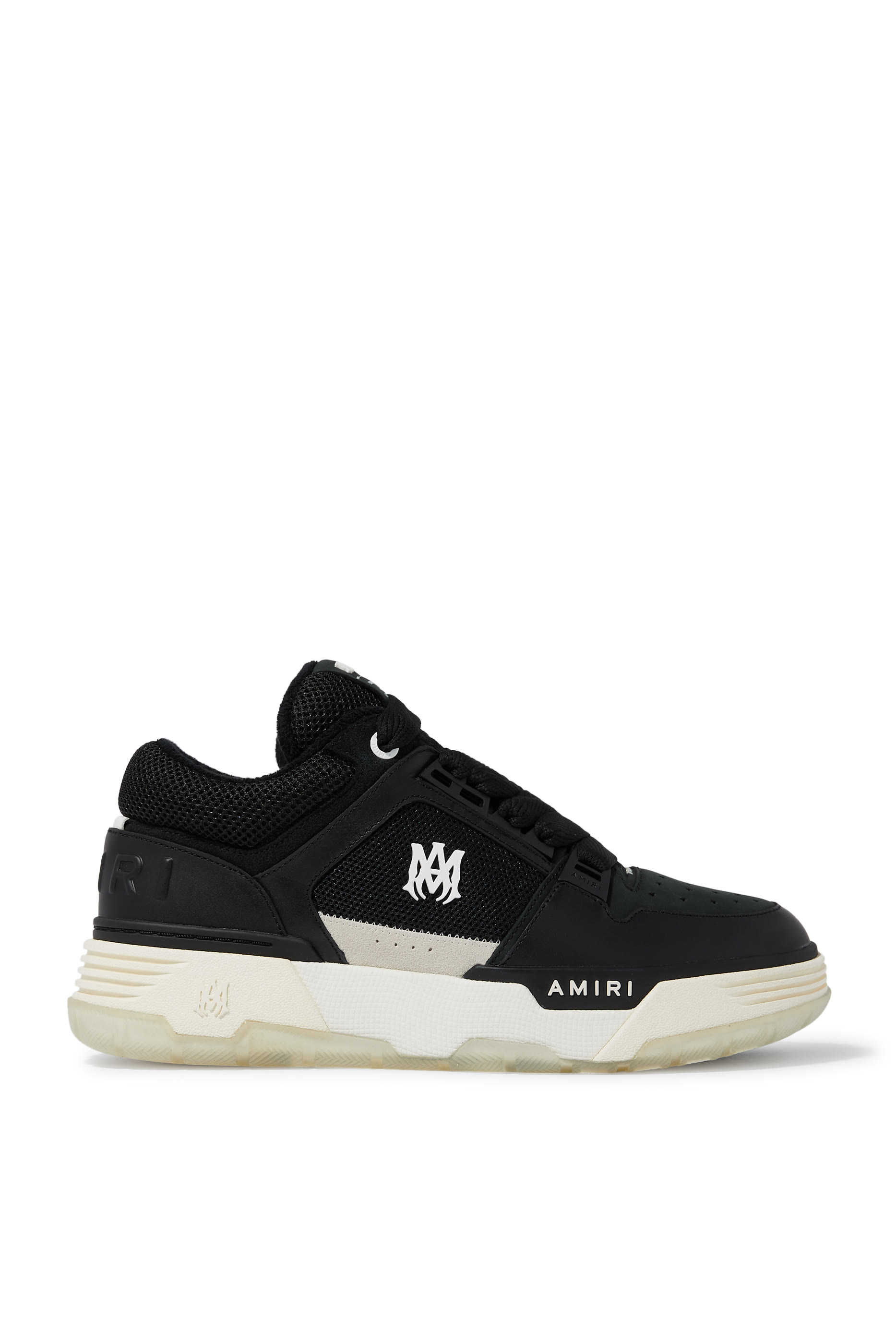 MA-1 Panelled Leather Sneakers