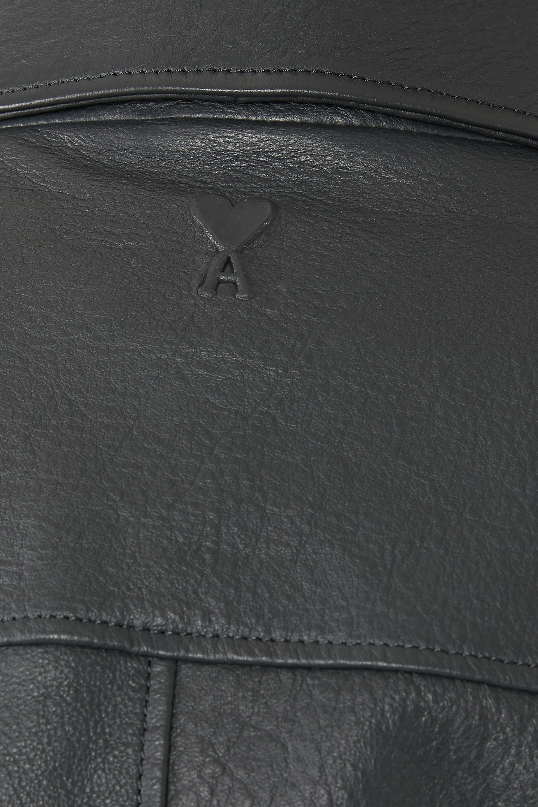  Leather Zipped Jacket 