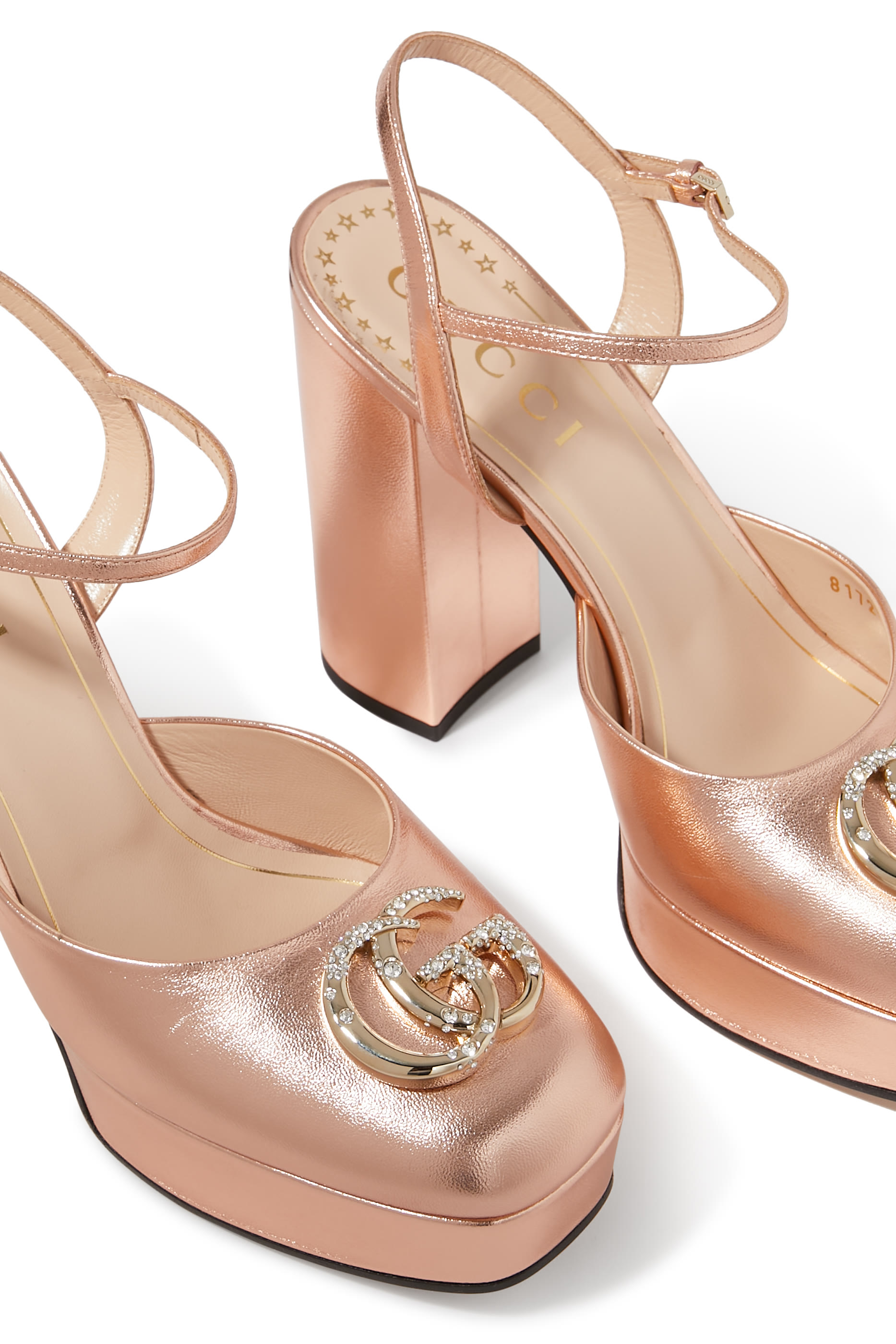 GG 85 Crystals Platform Pumps