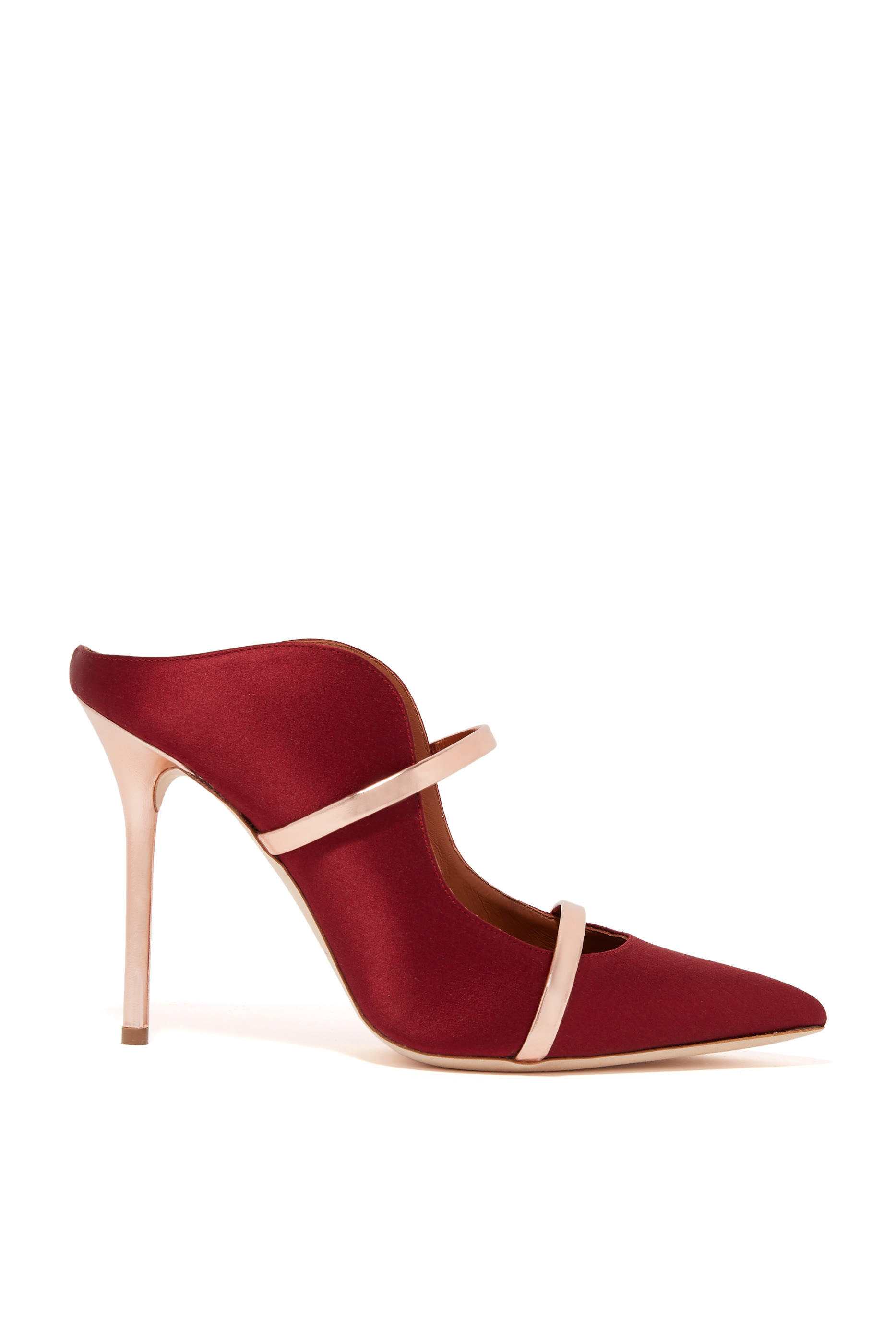 Maureen Satin 100 Mules
