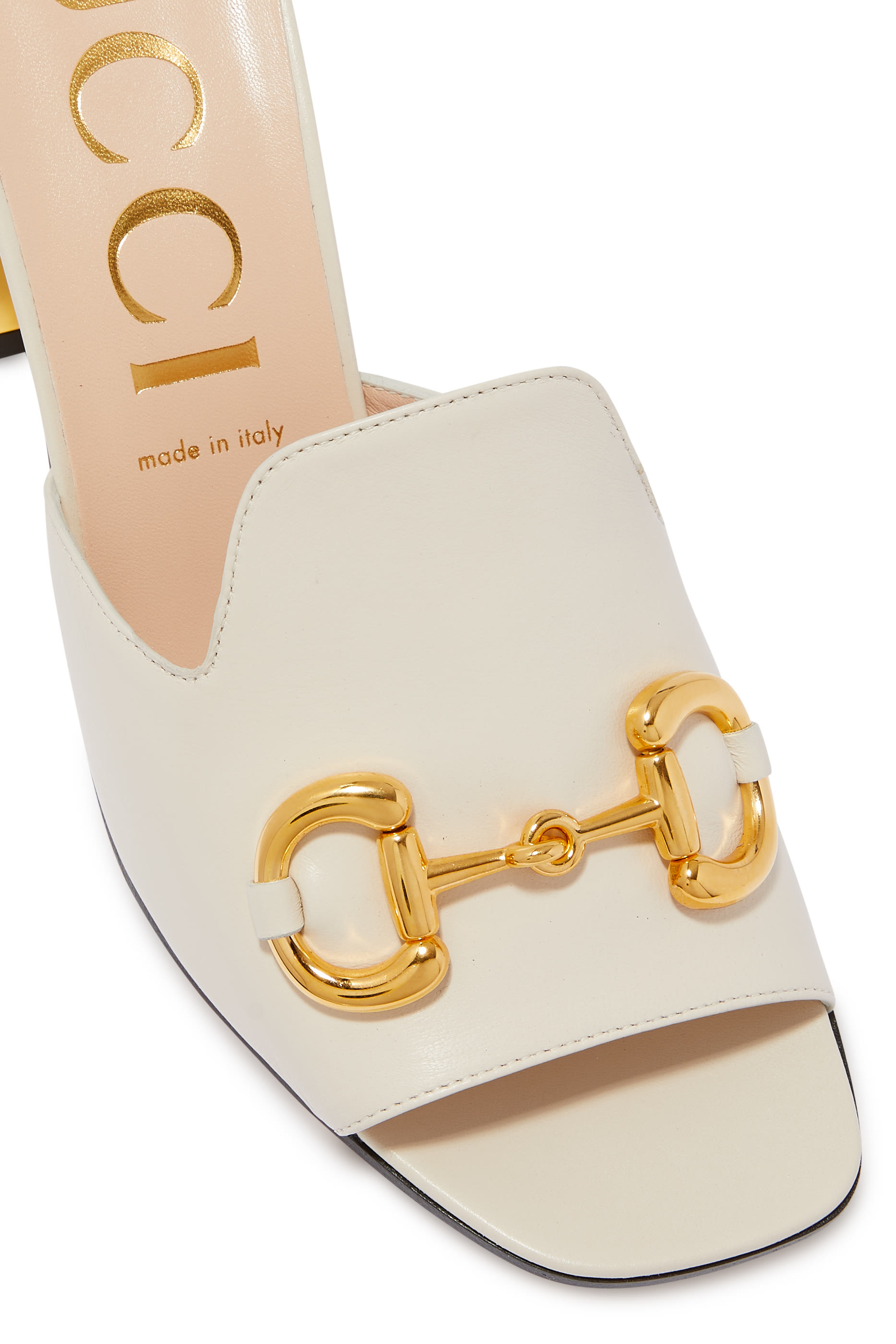 Horsebit Slide Sandals