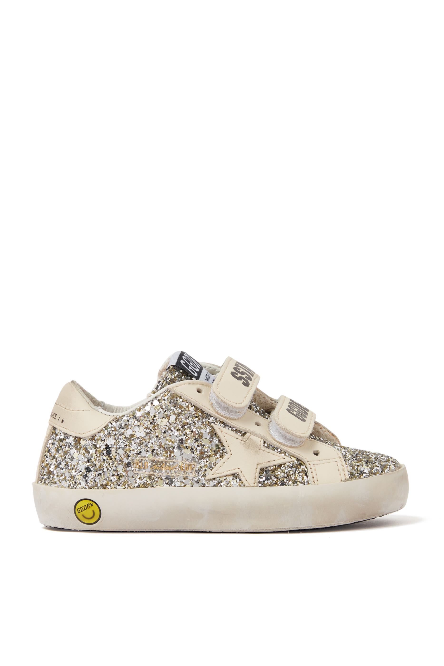 Kids Old School Junior Glitter Sneakers
