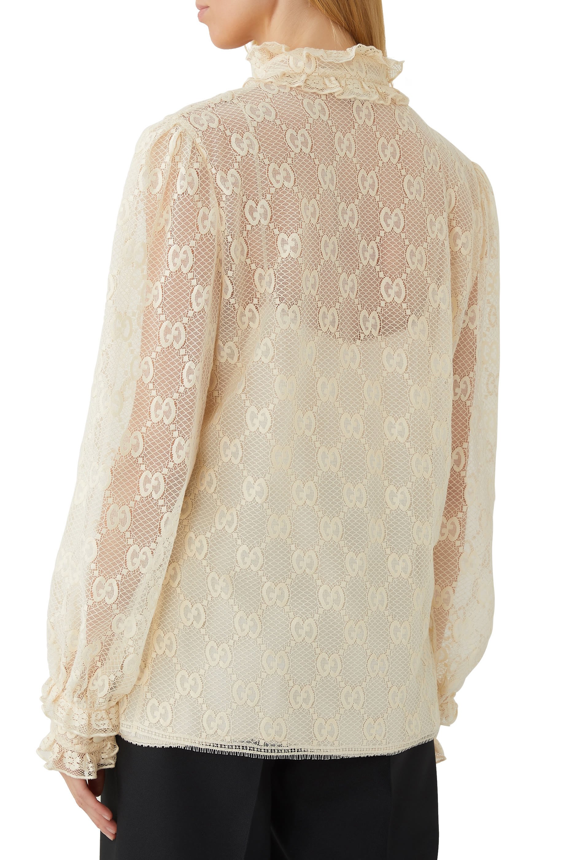 Lace Ruffle Shirt