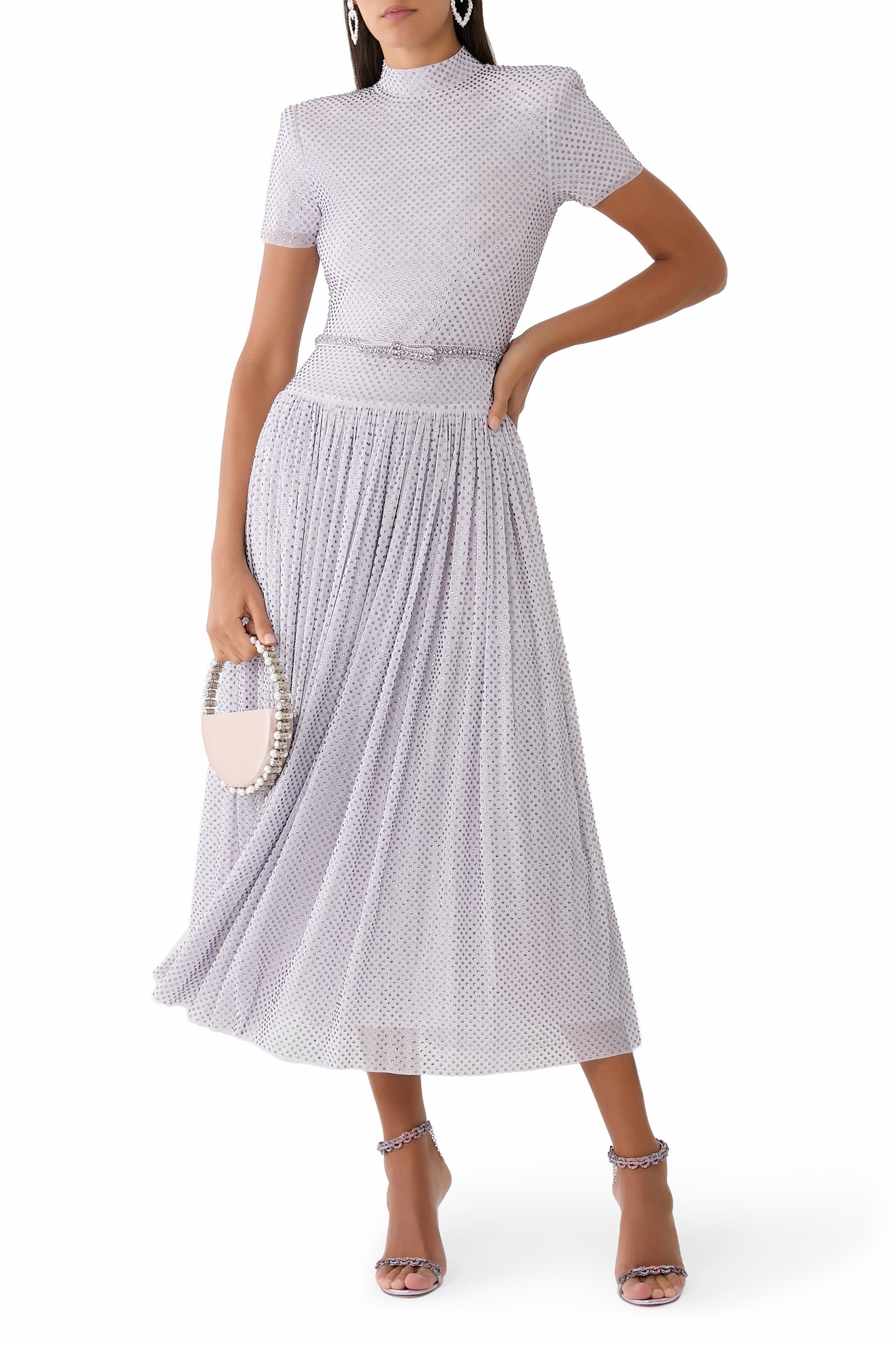 Rhinestone Midi Dress