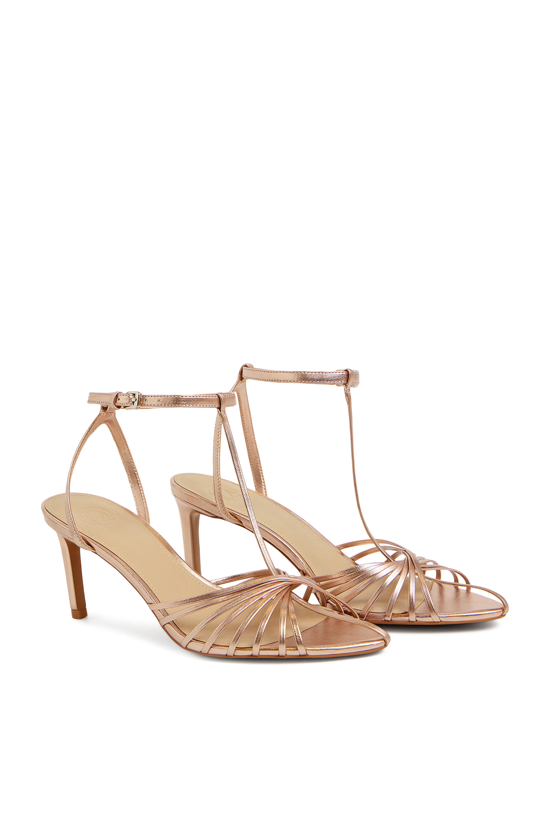 Metallic Leather 70 Sandals