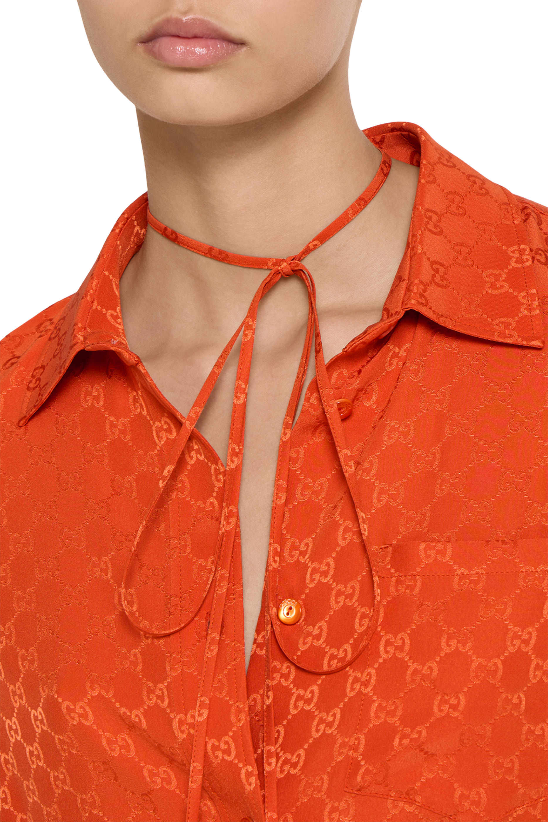 GG Silk Jacquard Shirt