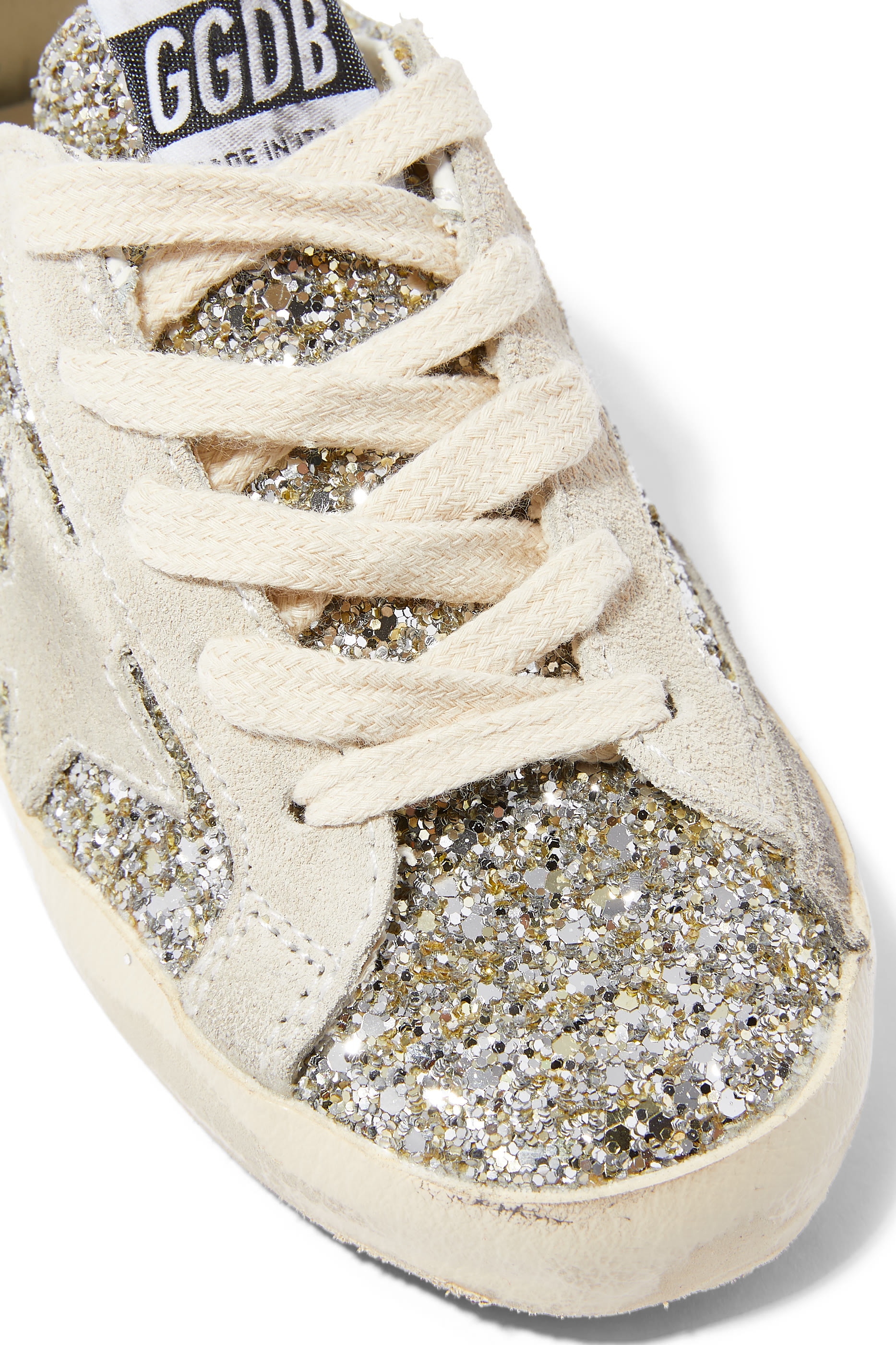 Kids Super-Star Glitter Sneakers