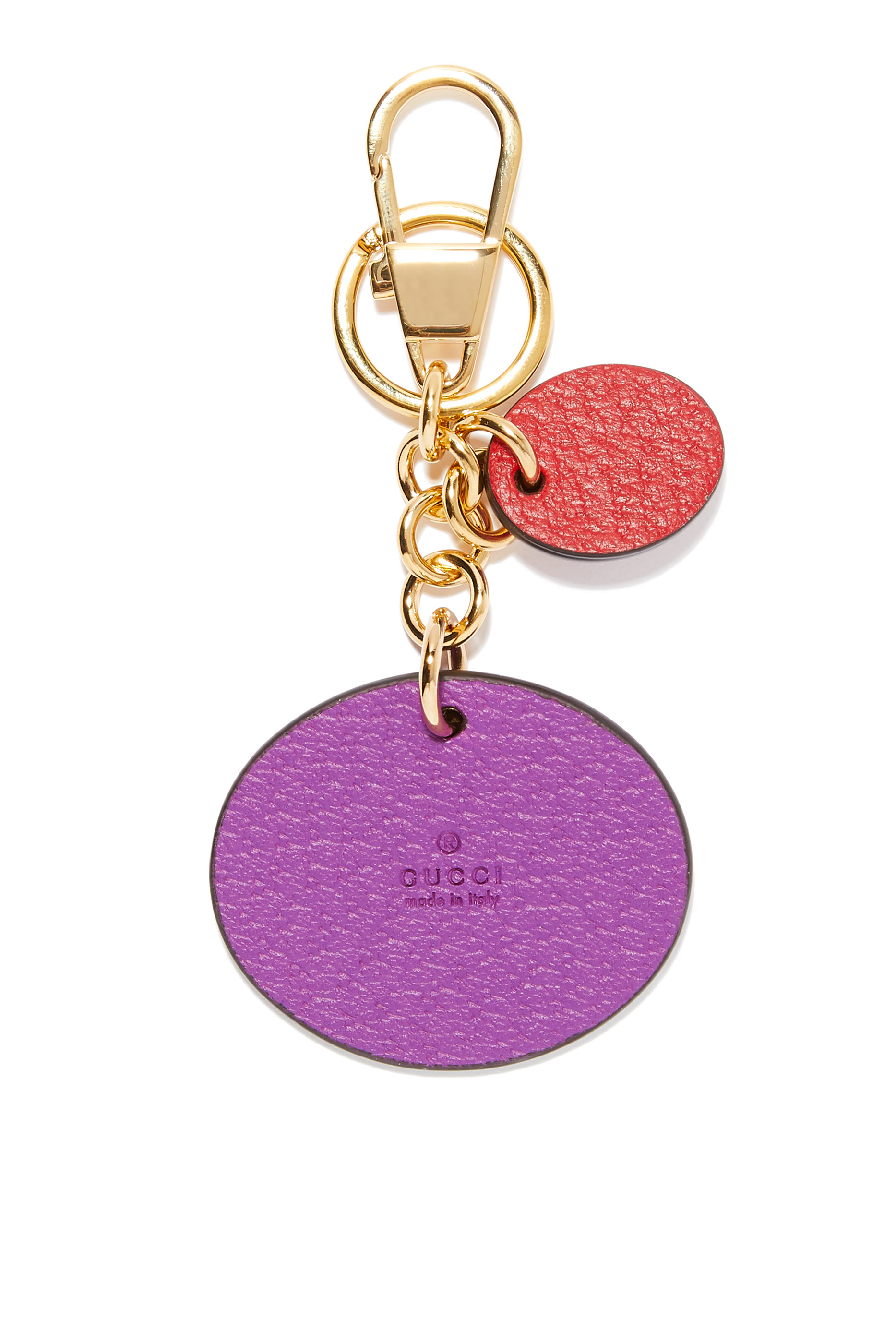 Interlocking G Print Keychain