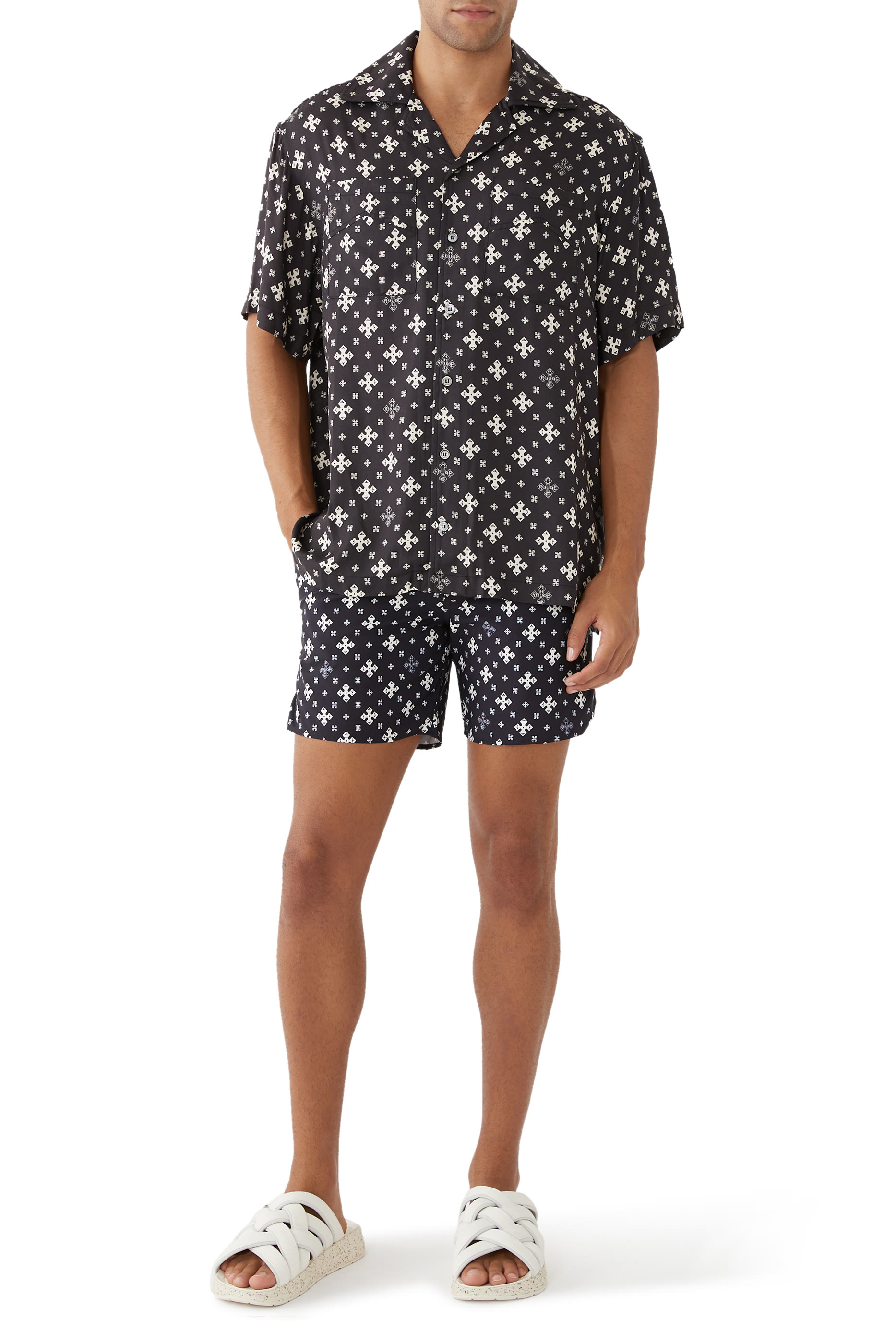 Cross Bandana Swim Shorts