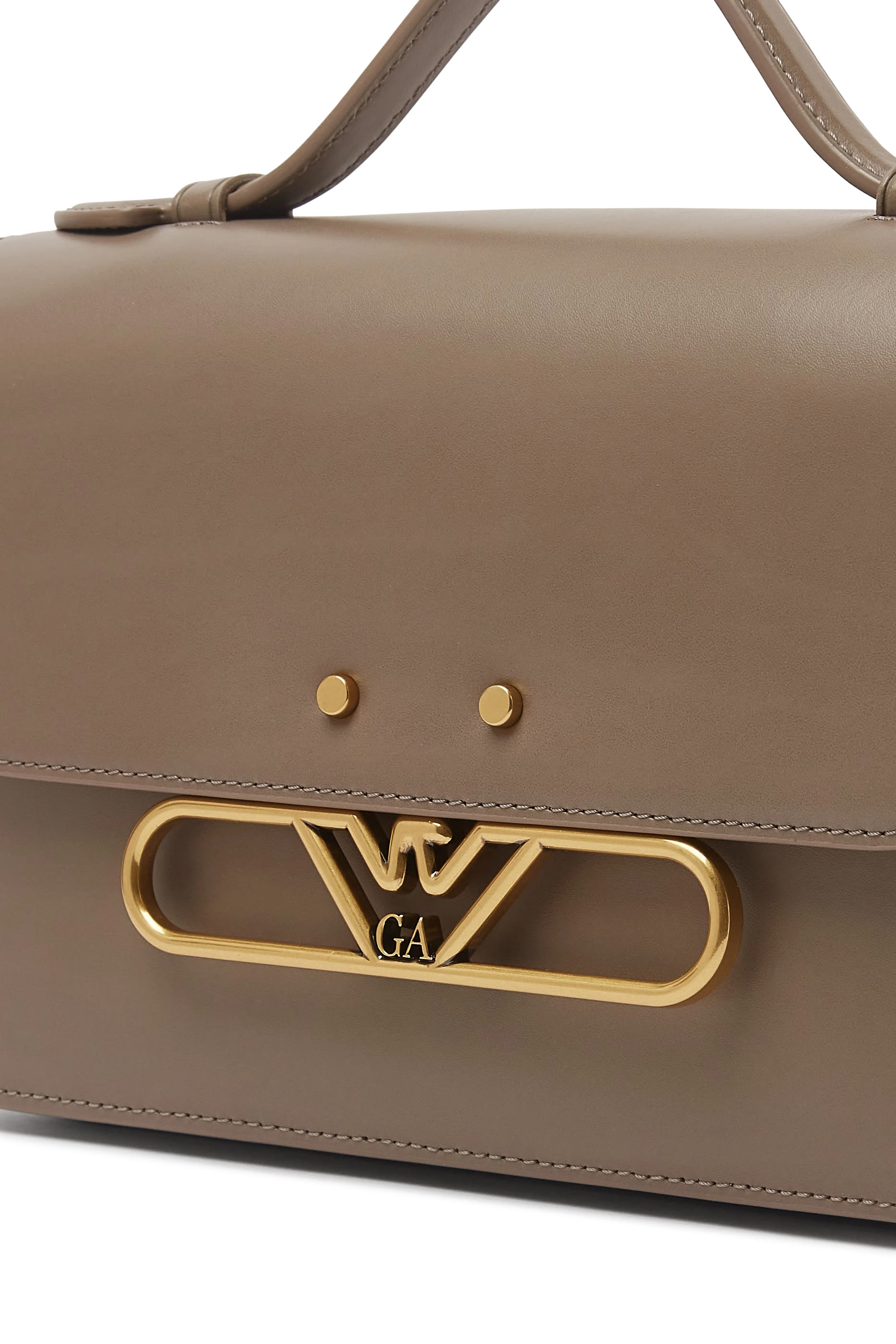 Metal Eagle Logo Shoulder Bag