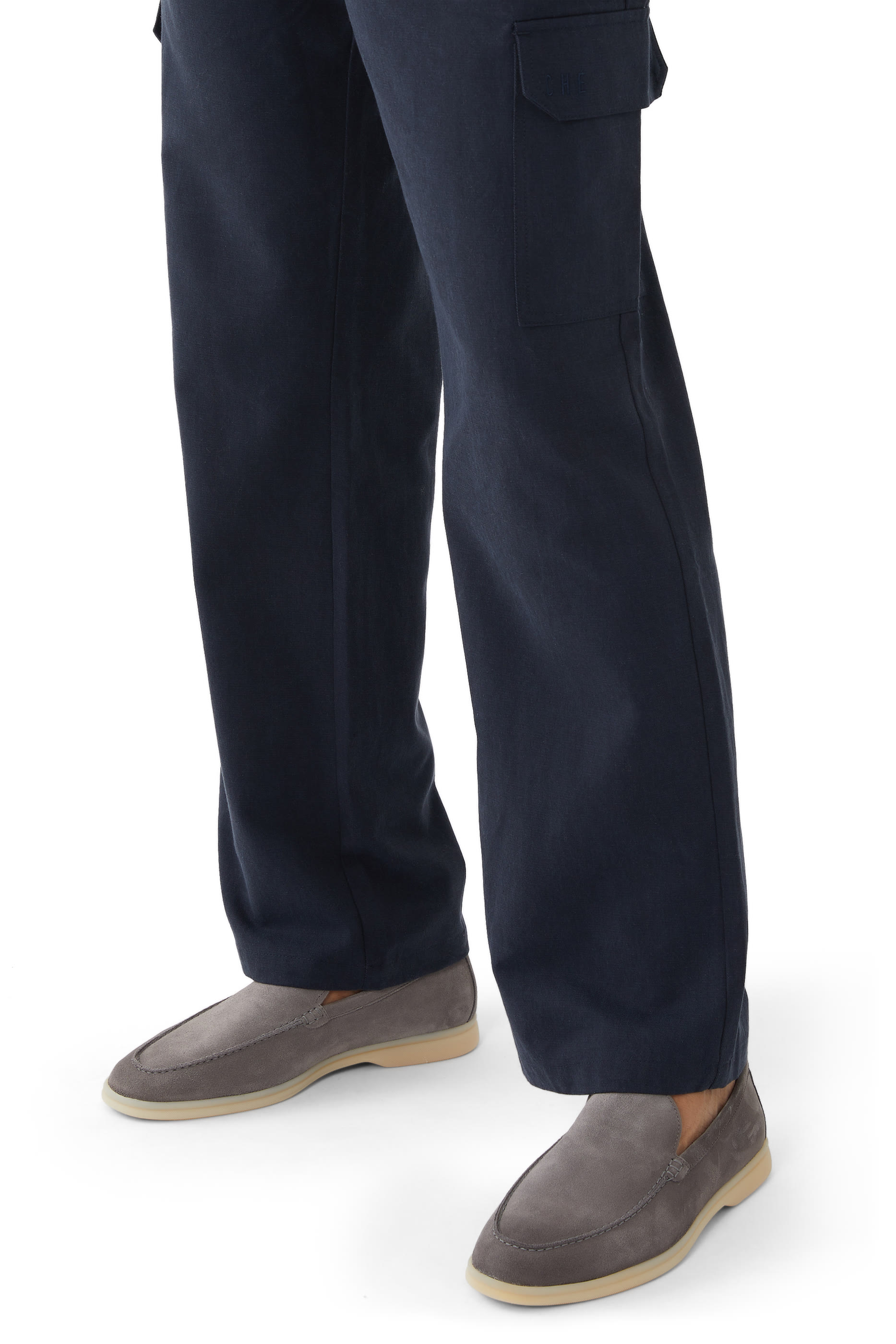 Ludovico Grigio Scamosciato Loafers