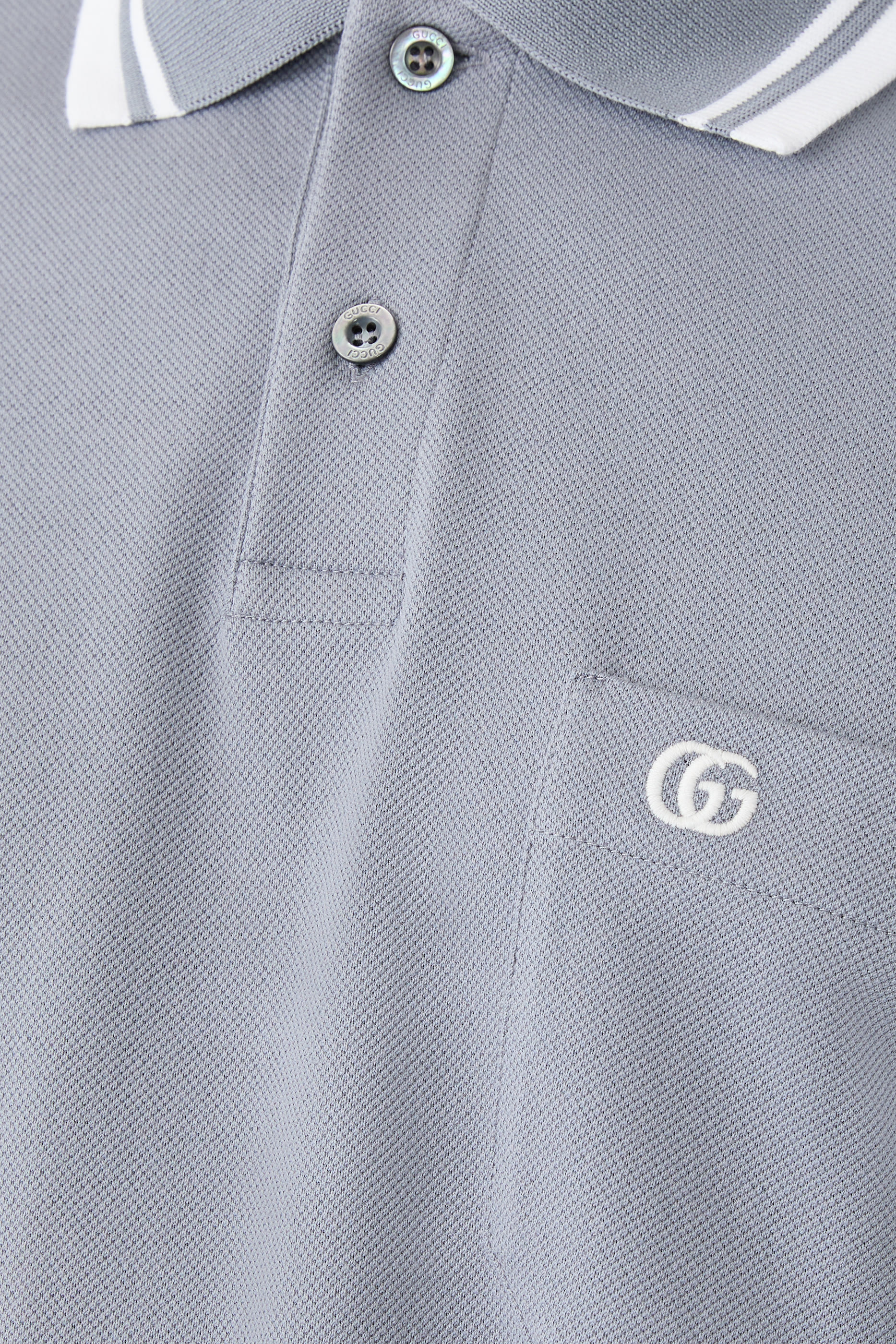 Cotton Piquet GG Stretch Polo