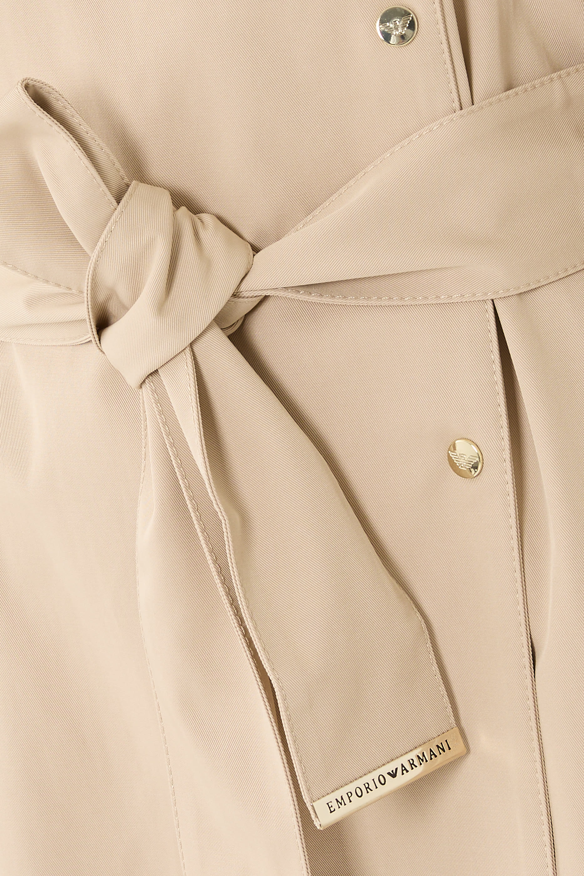 Logo Trench Coat