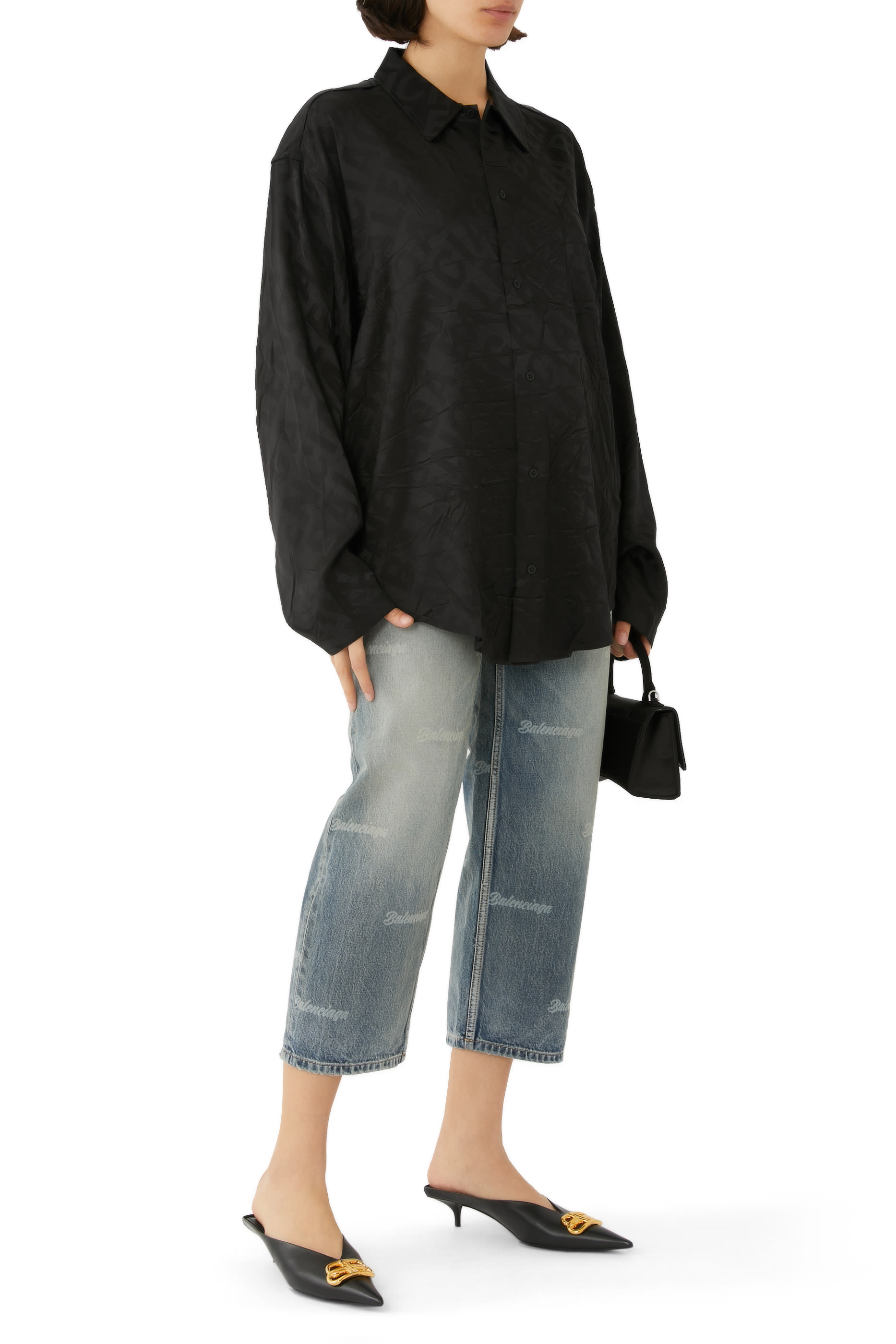 Logo-Print Long-Sleeve Shirt