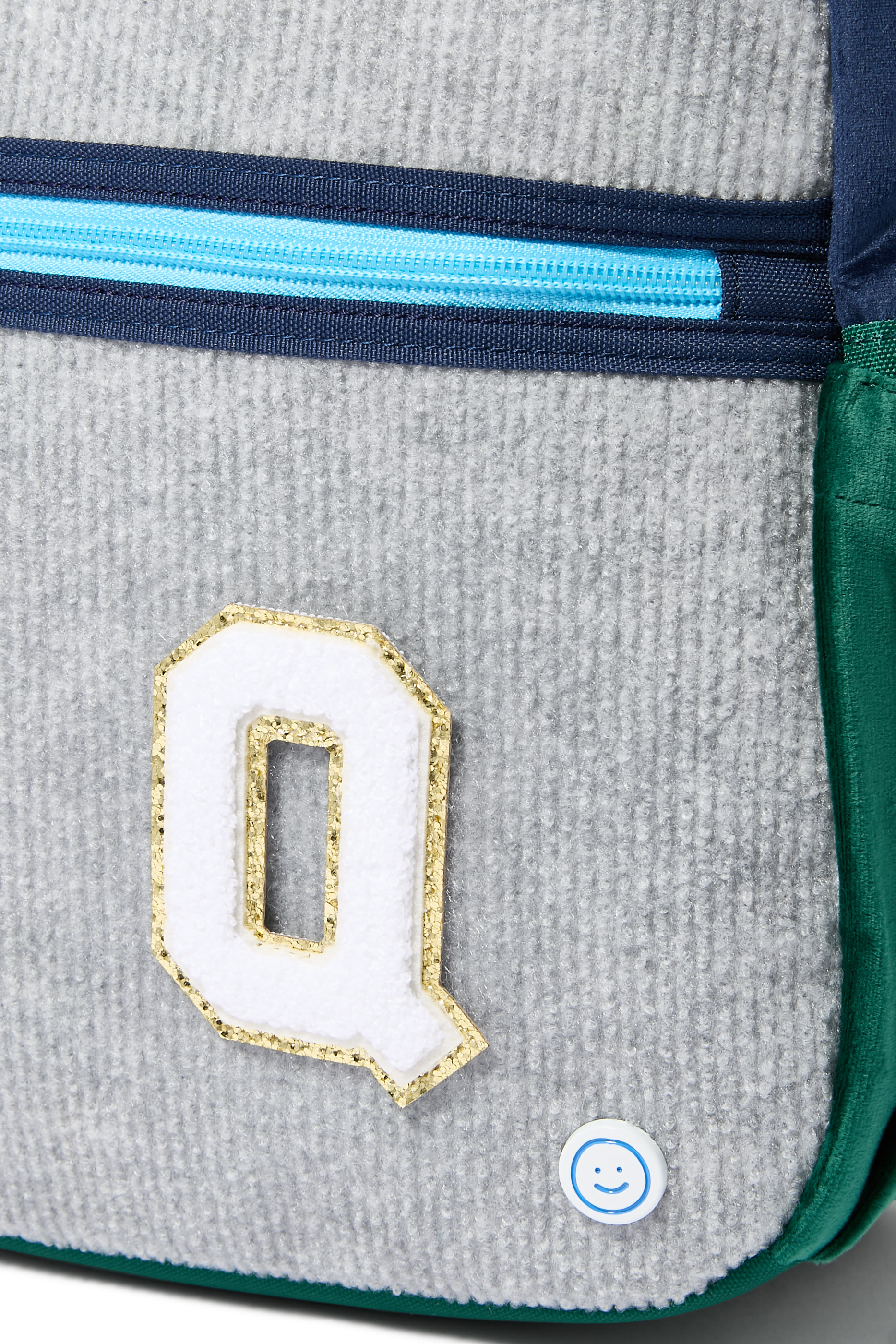 Kids Chenille Sparkle Letter 'Q' Patch