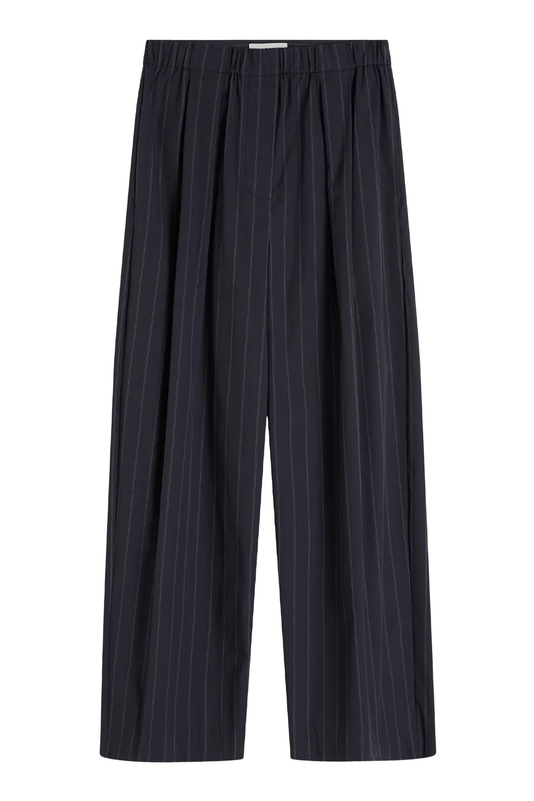 Stripe Relaxed Pleat Pants