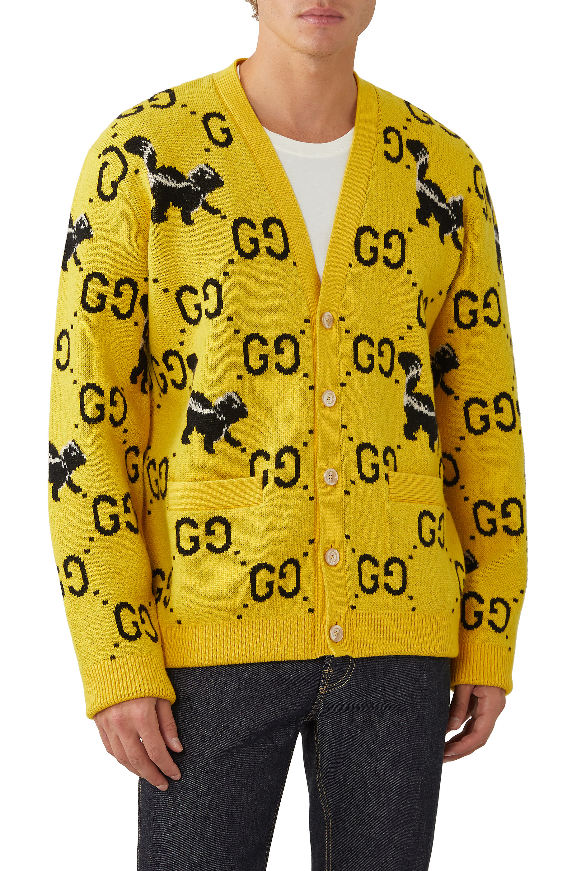 GG Skunk Cardigan