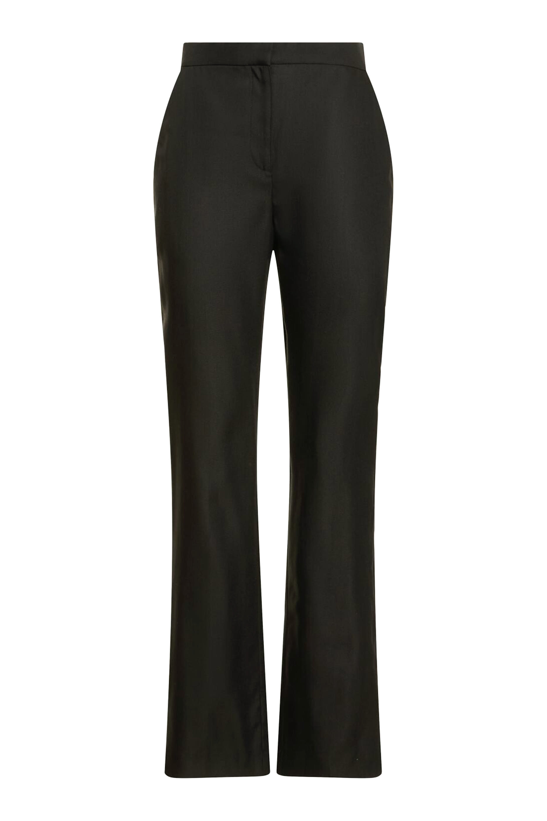 Kallisto High-Rise Wool Straight Pants