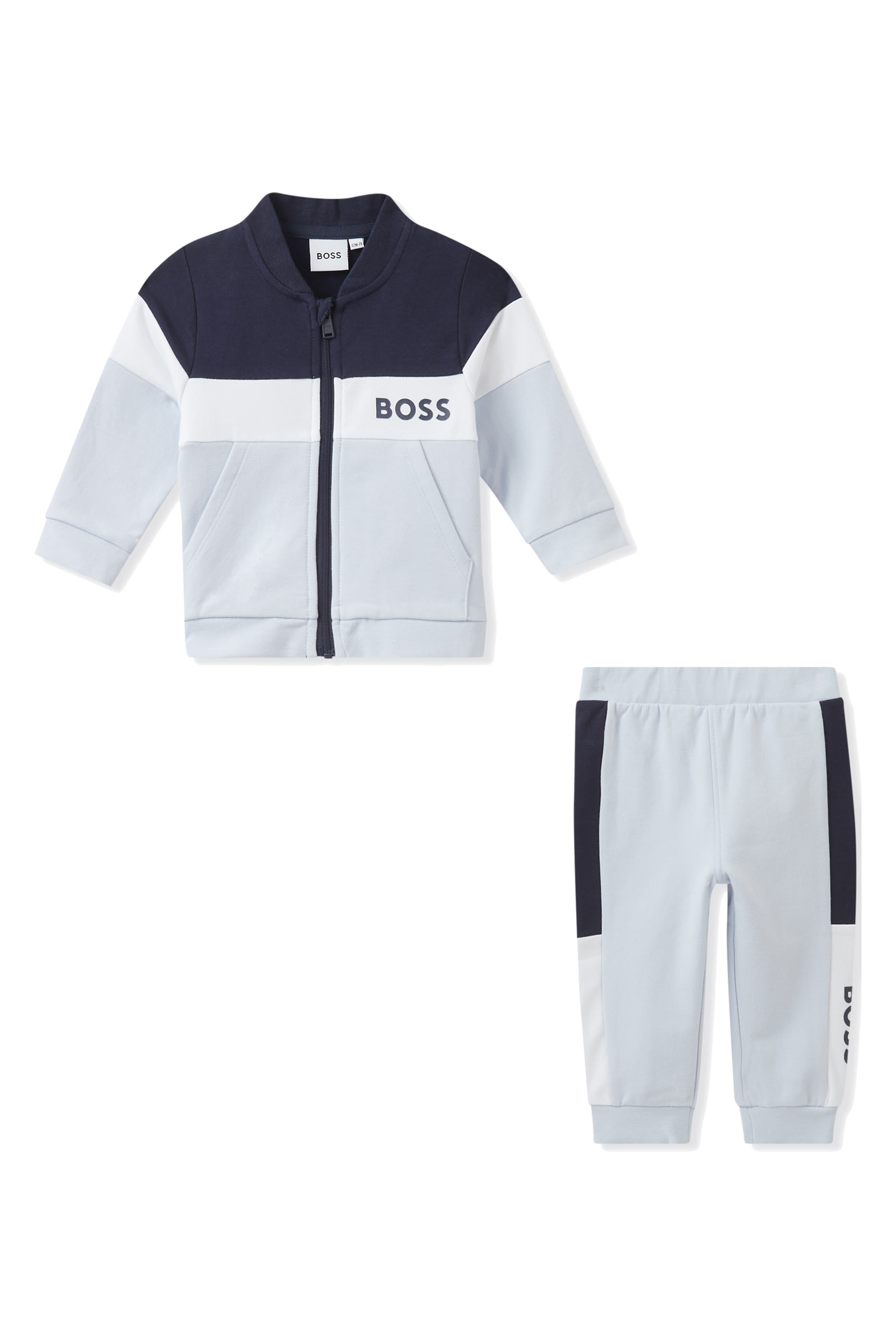 Kids Color-Block Tracksuit Set
