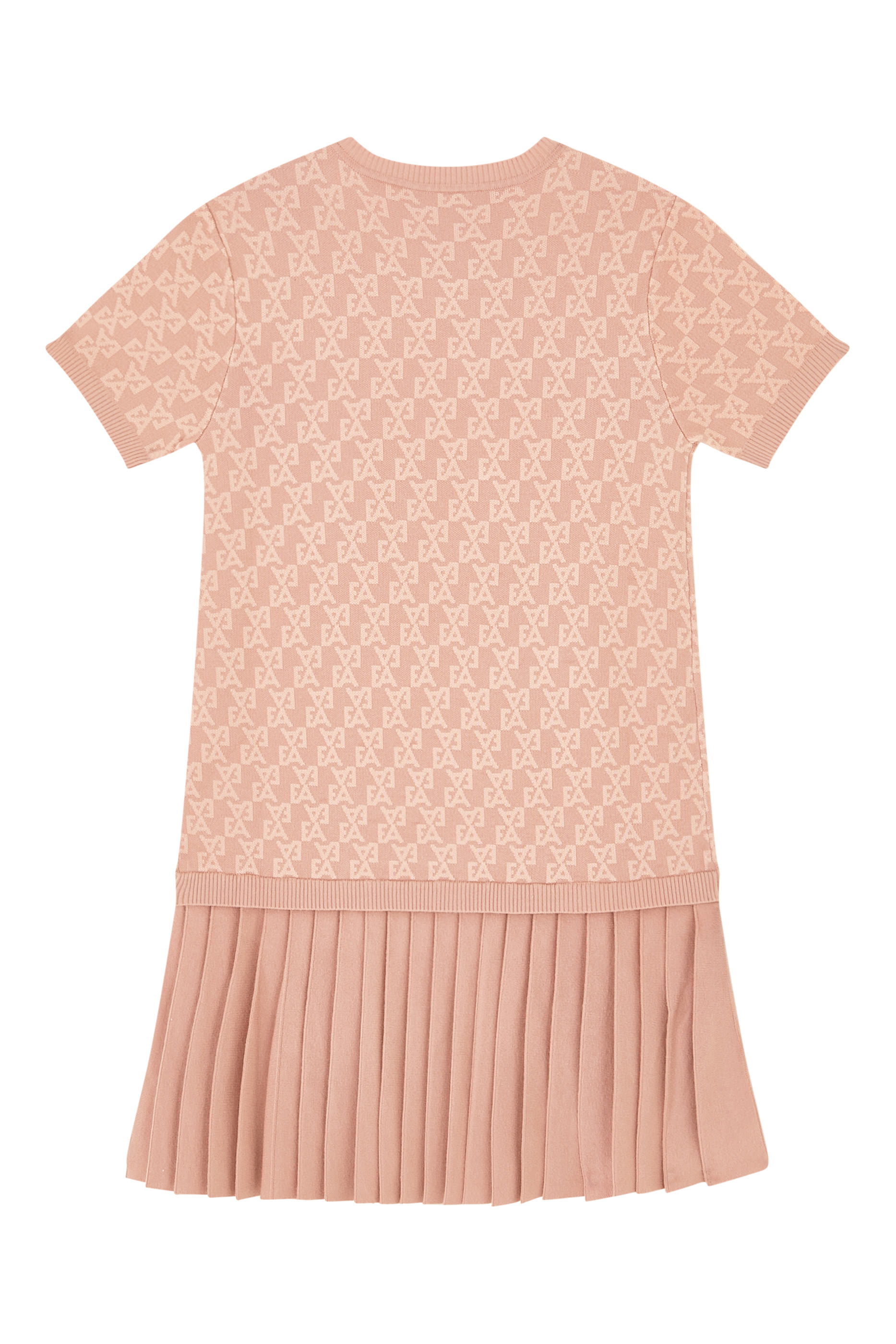 Kids Pleated Knit Dress