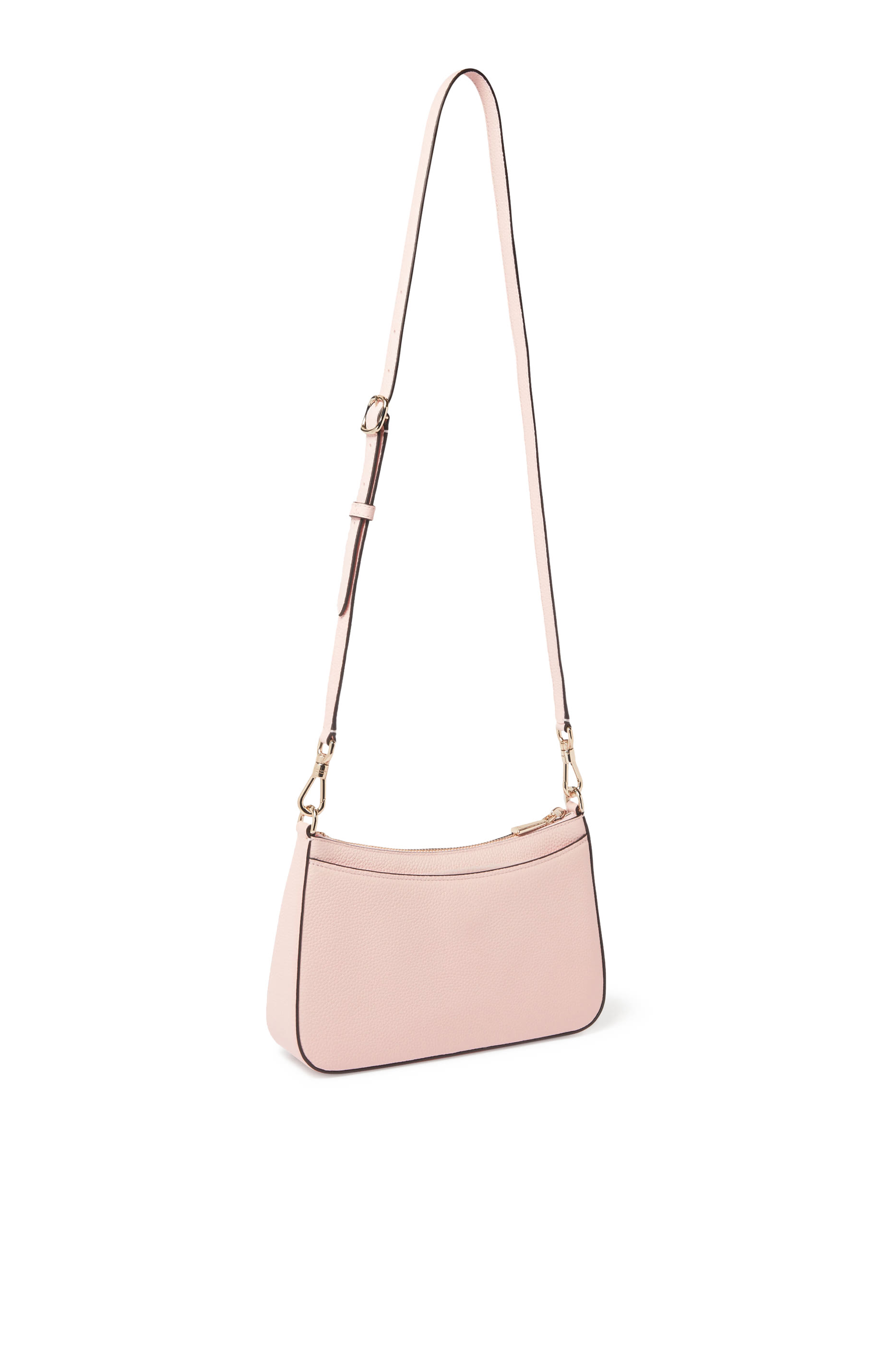 Hudson Pebbled Leather Convertible Crossbody Bag
