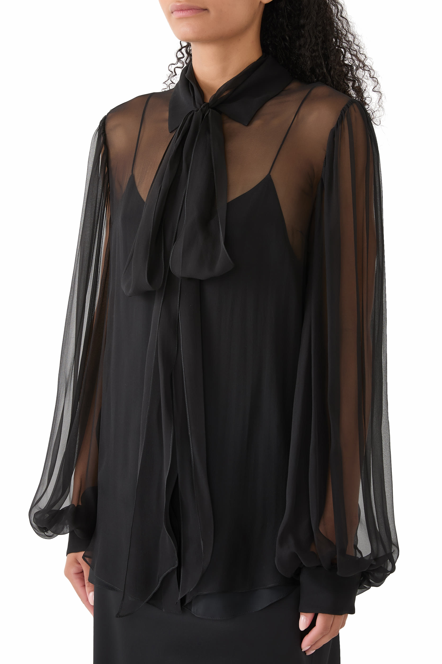 Silk Chiffon Shirt
