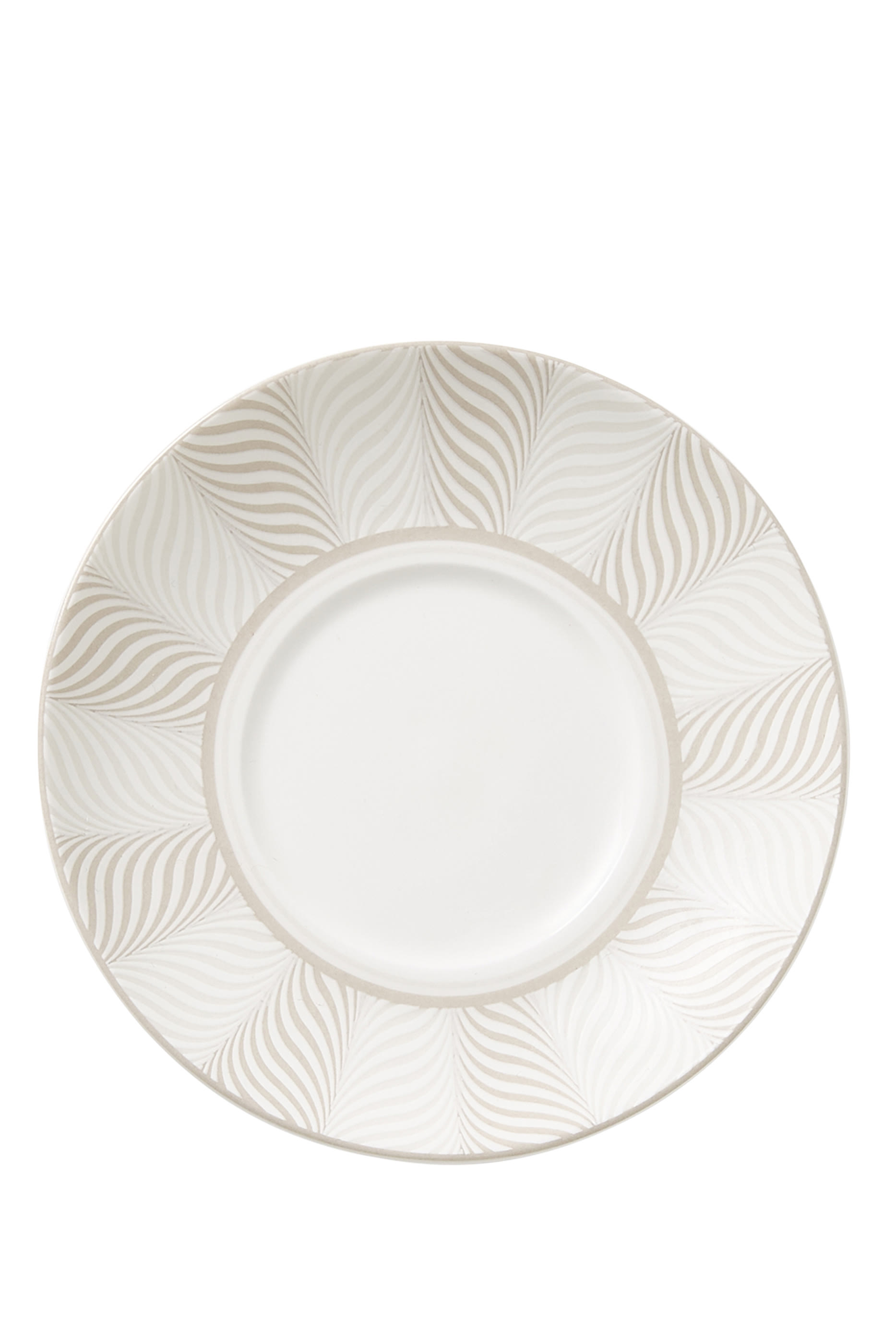 Bakewell Taupe Coffee Cup & Saucer