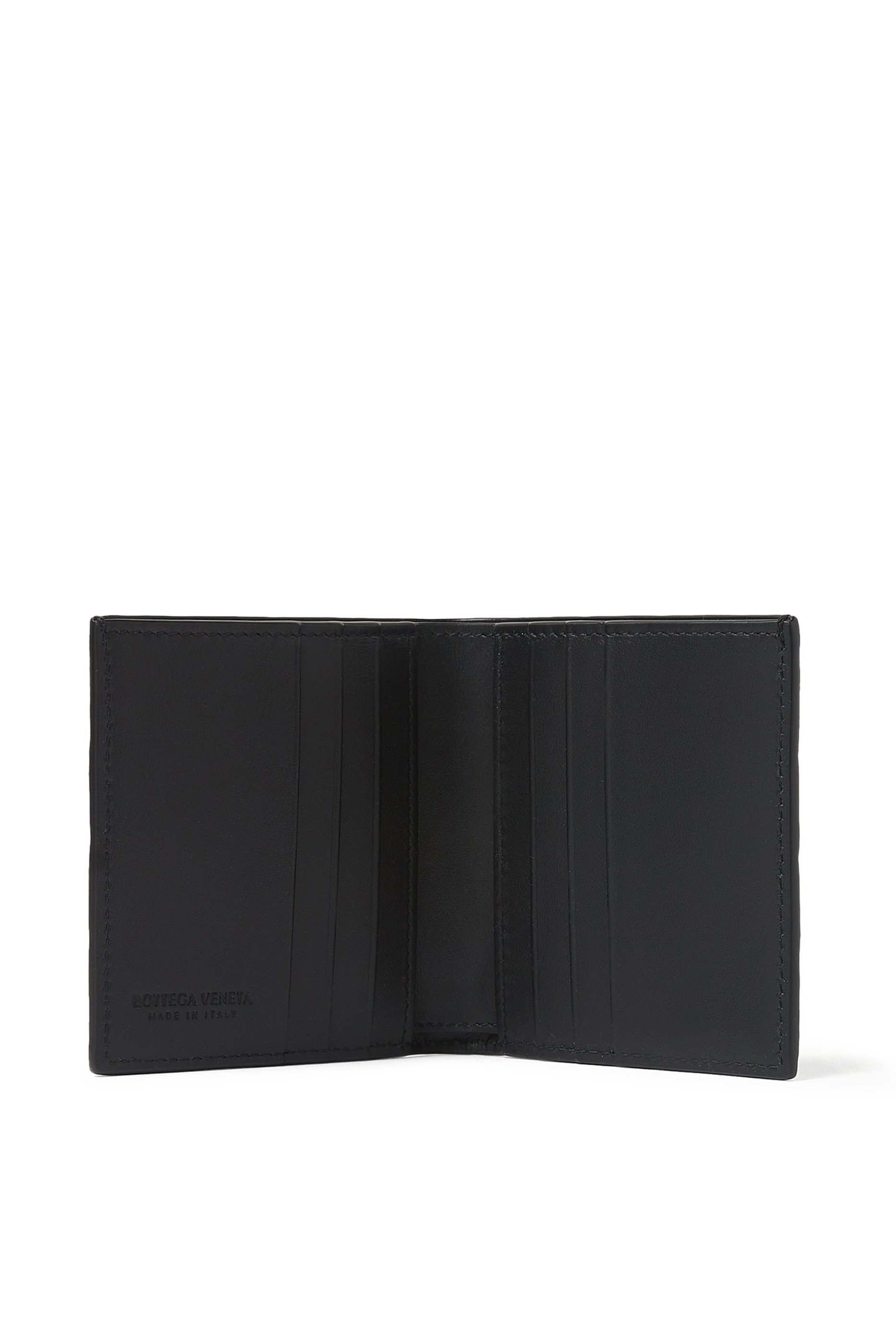 Intrecciato Slim Bi-Fold Wallet