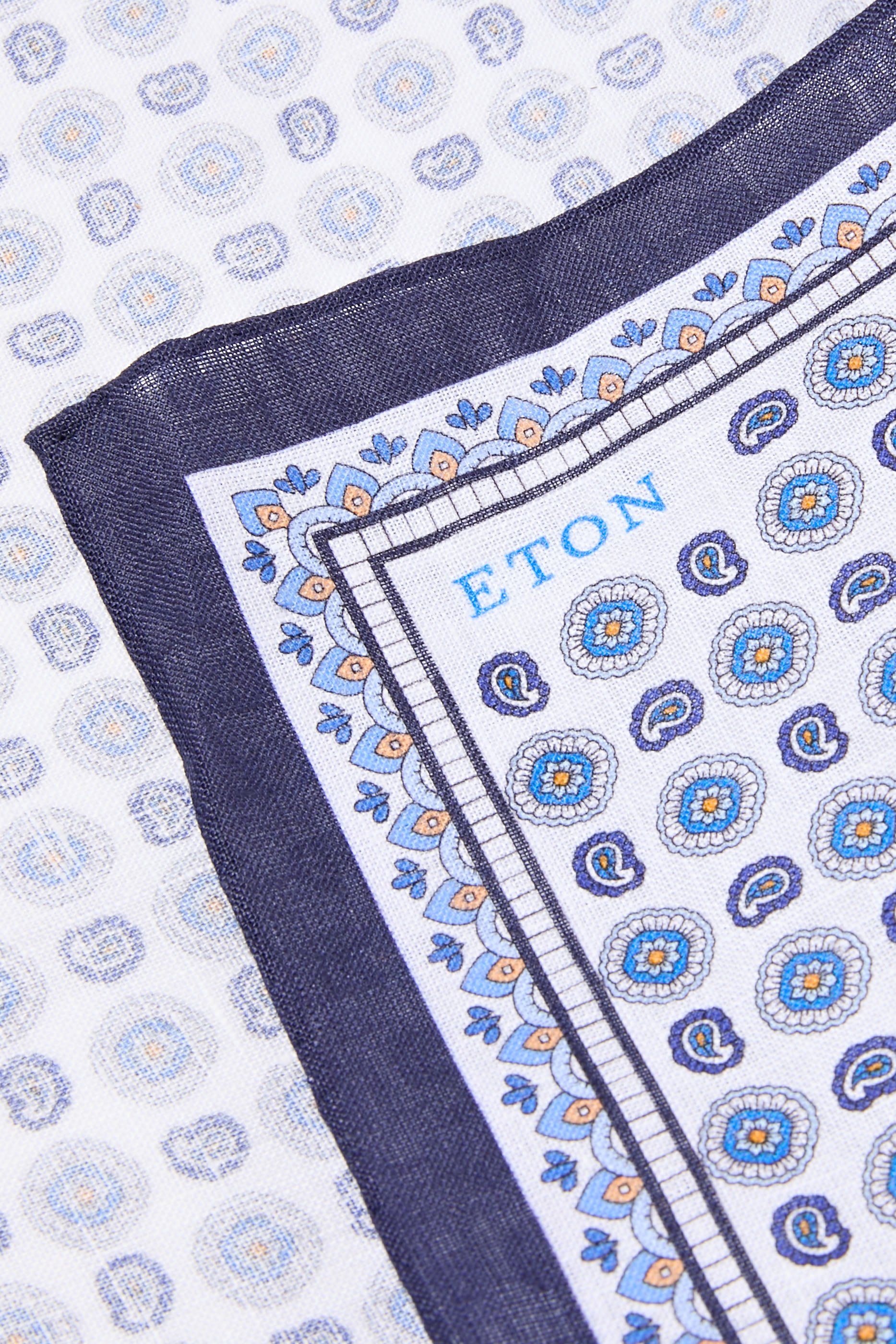 Geometric Linen Pocket Square