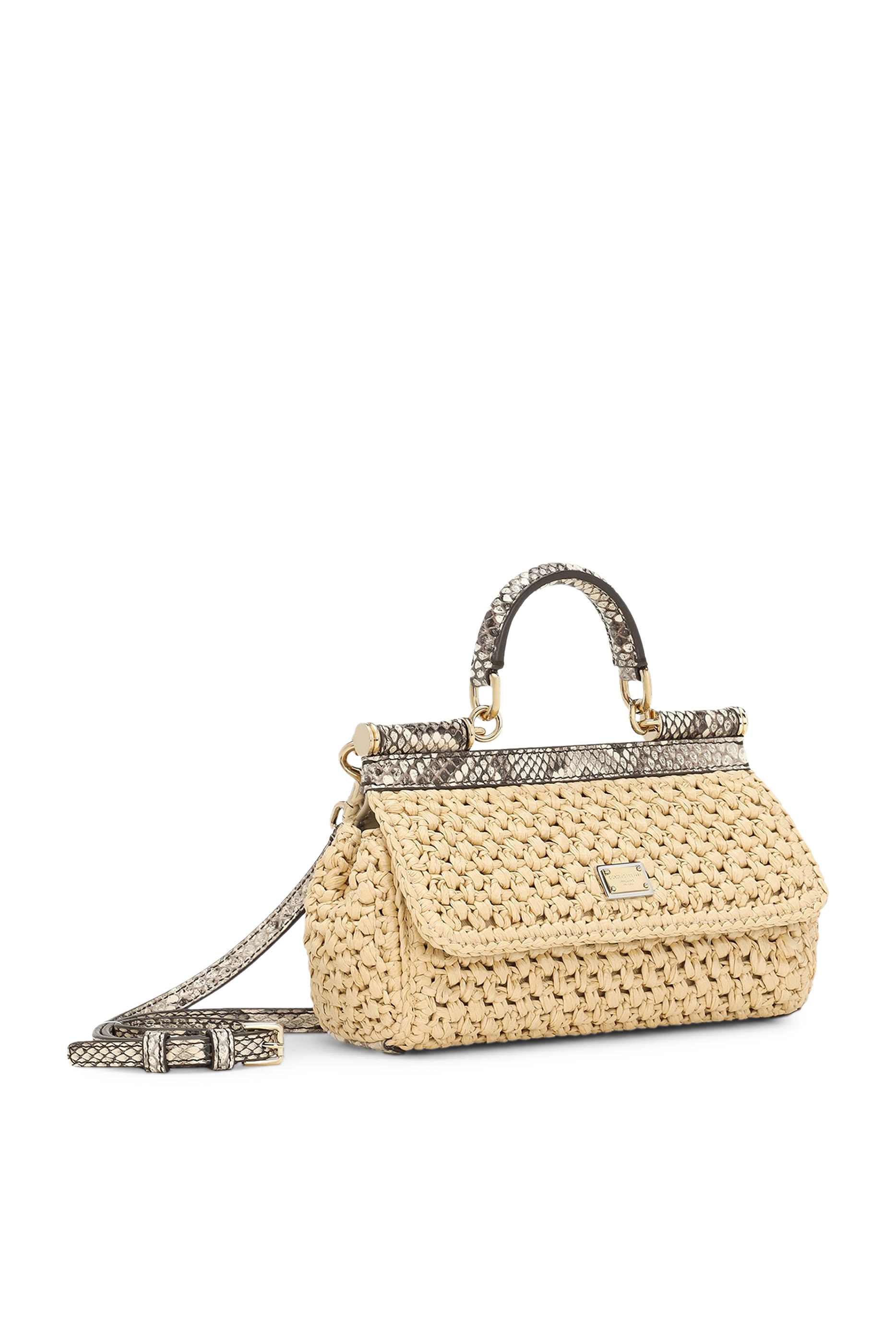 Small Sicily Raffia Crochet Bag