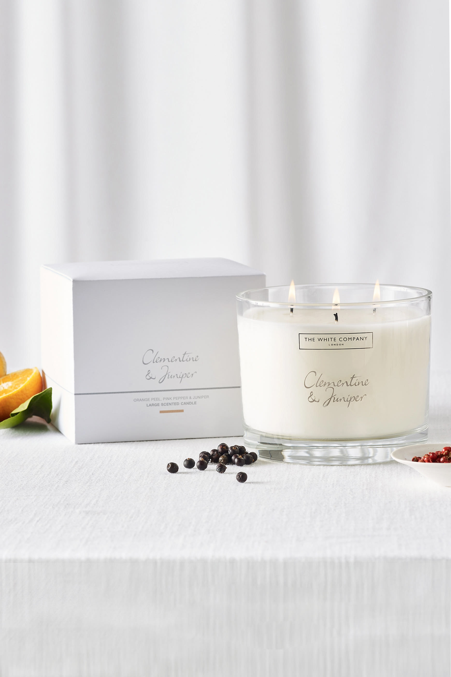 Clementine & Juniper Large Candle
